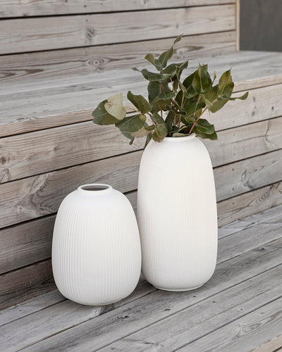 Vase "Åby" XL weiss - Storefactory