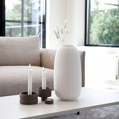 Vase "Åby" XL weiss - Storefactory