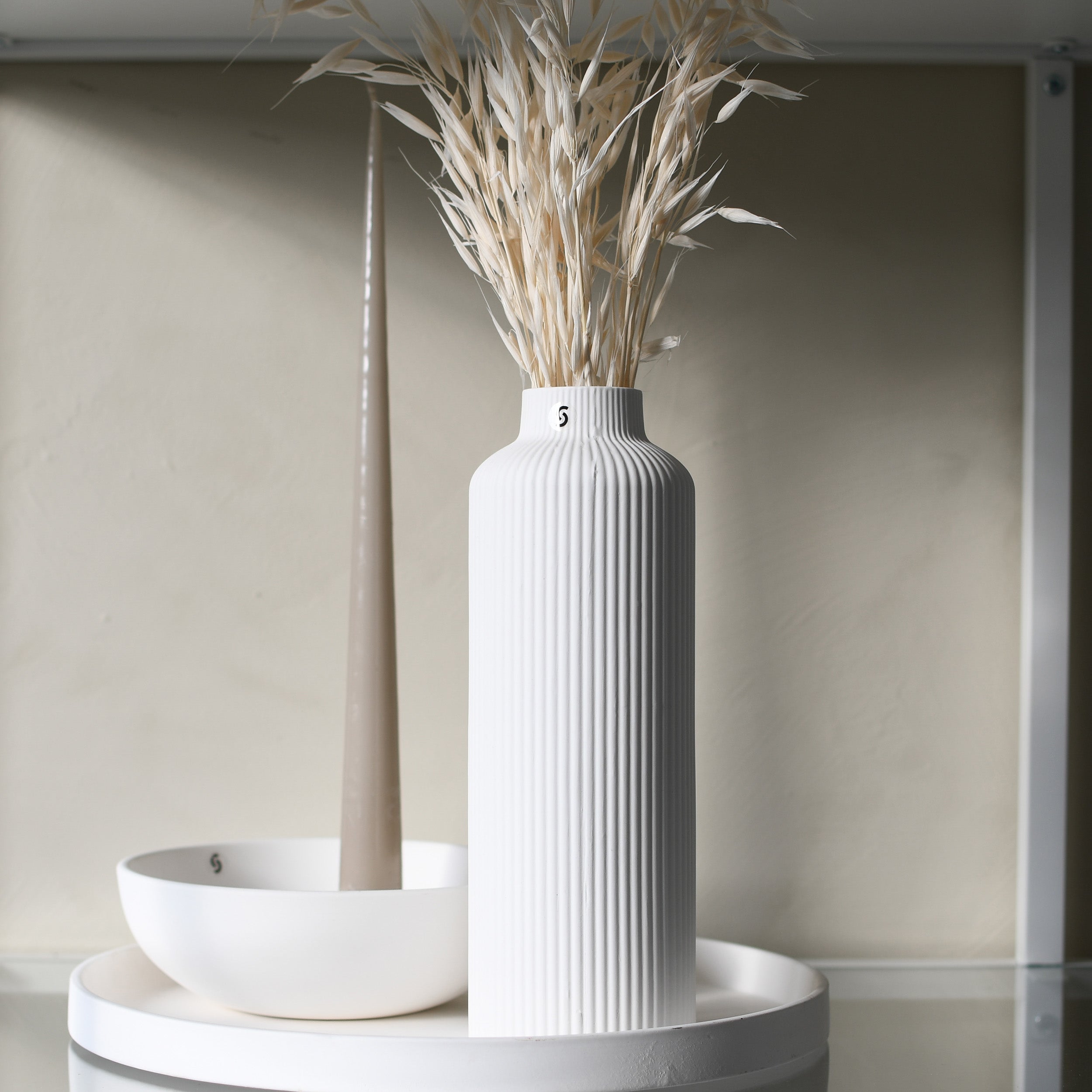 Vase "Ådala" weiss - Storefactory