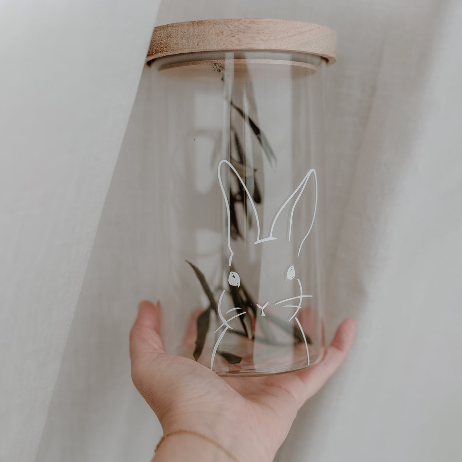 Vorratsglas "Hasi" 19cm - Eulenschnitt