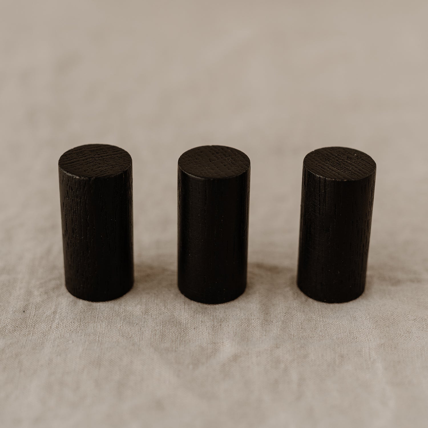 Wandhaken schwarz 3er Set - Eulenschnitt