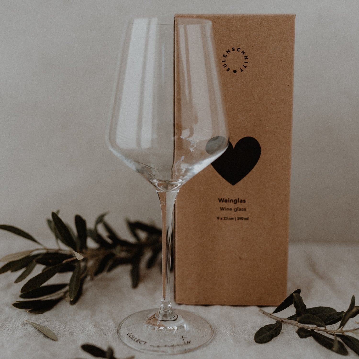 Bicchiere da vino "Collect Moments" 390ml nero - Eulenschnitt