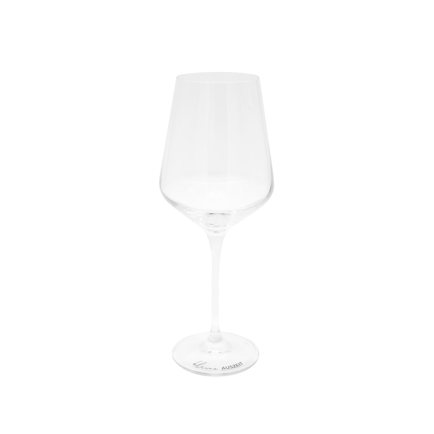 Weinglas "Kleine Auszeit" 390ml schwarz - Eulenschnitt
