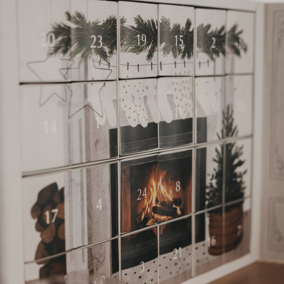 Adventskalender Socken 2026 - Eulenschnitt (Bild 4)