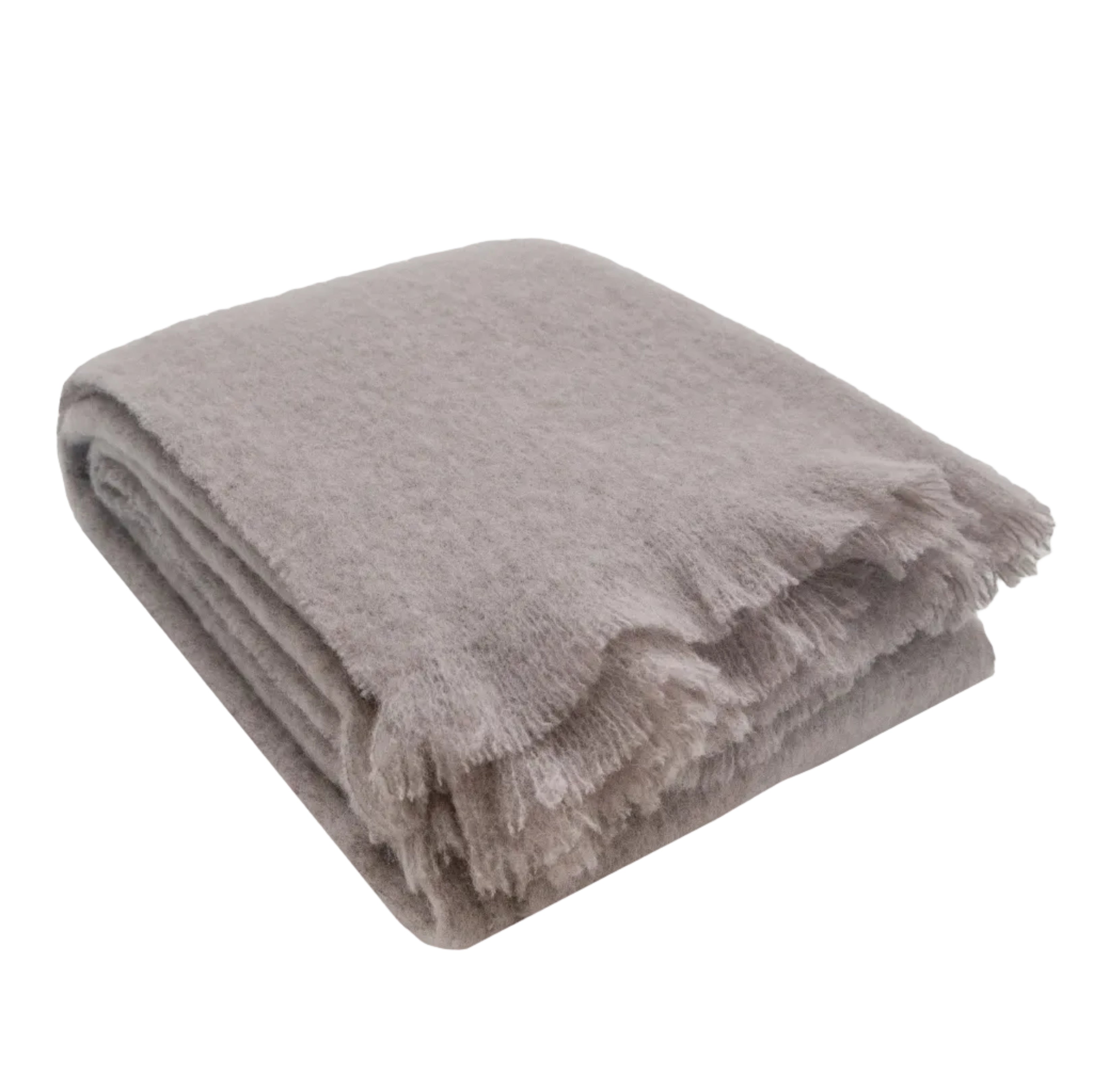 Alpaca Decke Simba taupe 130x180cm - Farbliebe