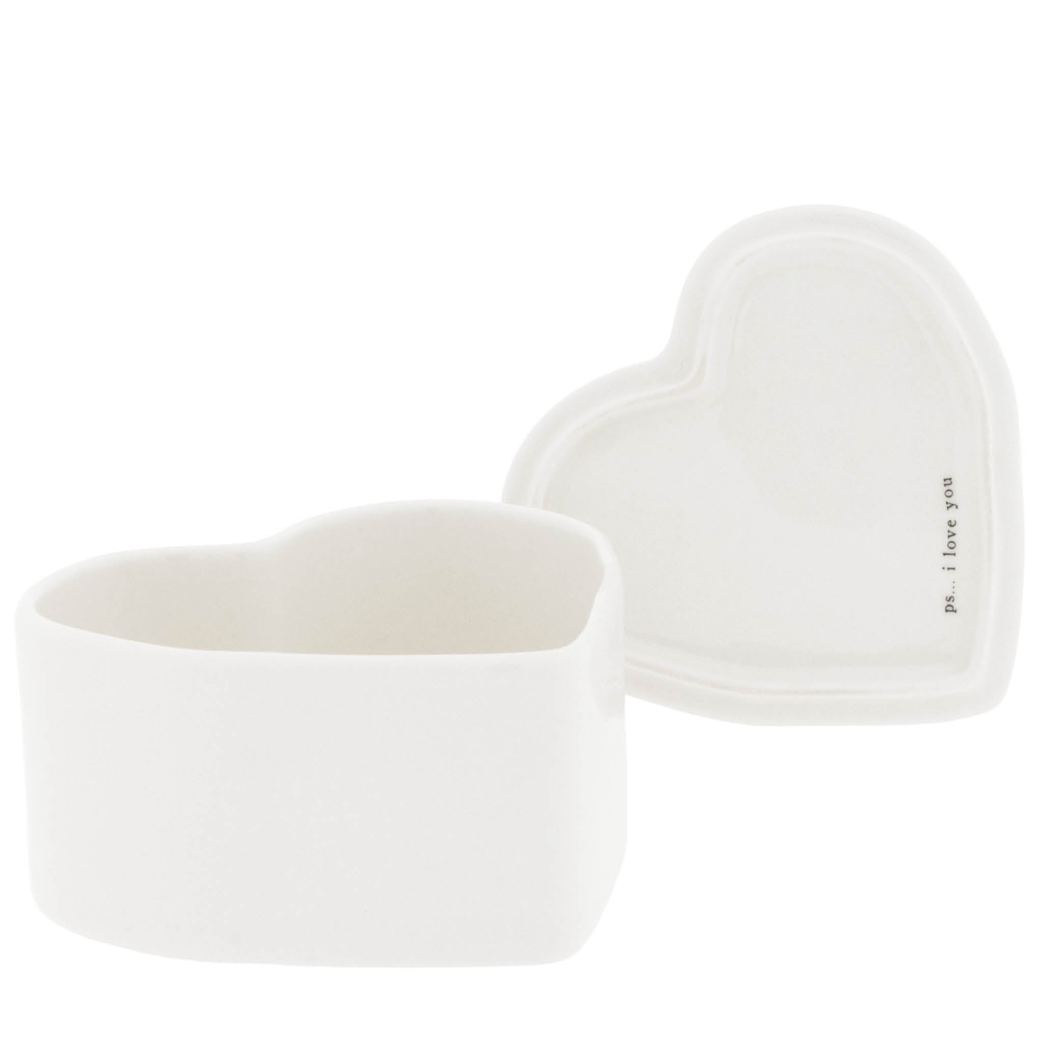 Aufbewahrungsdose "heart" schwarz - Bastion Collections