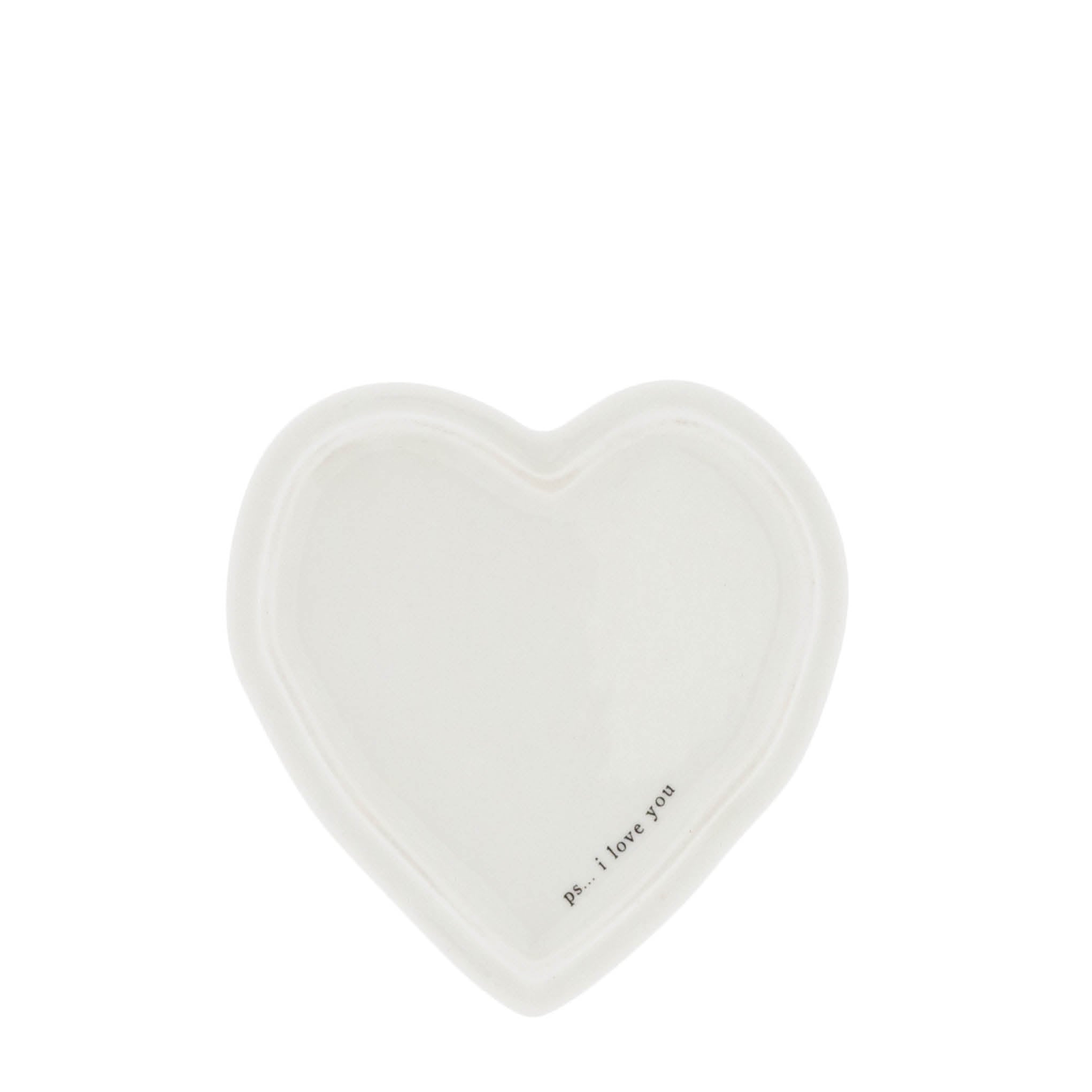 Aufbewahrungsdose "heart" schwarz - Bastion Collections