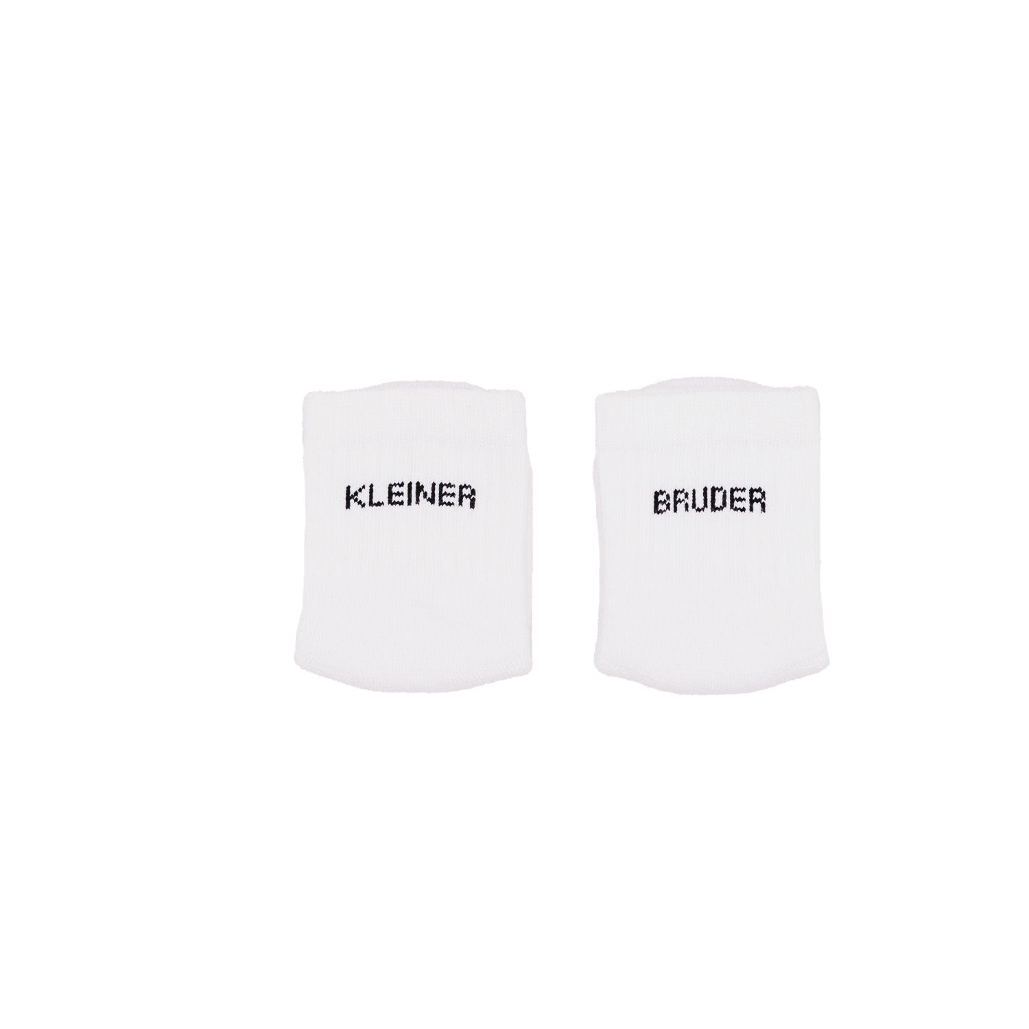 Babysocken "kleiner Bruder" weiss 16–18 - Eulenschnitt