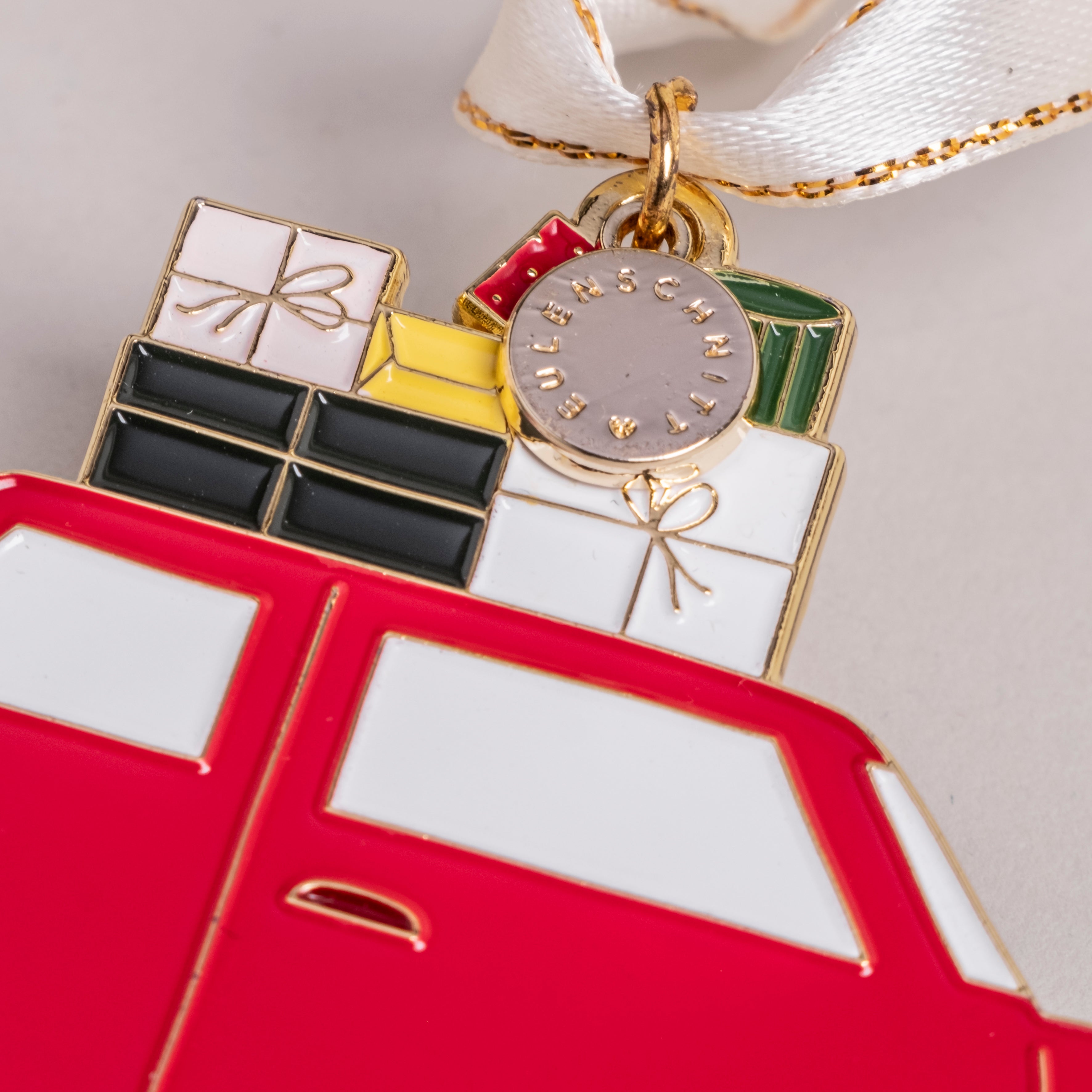 Baumschmuck Weihnachtsauto - Eulenschnitt