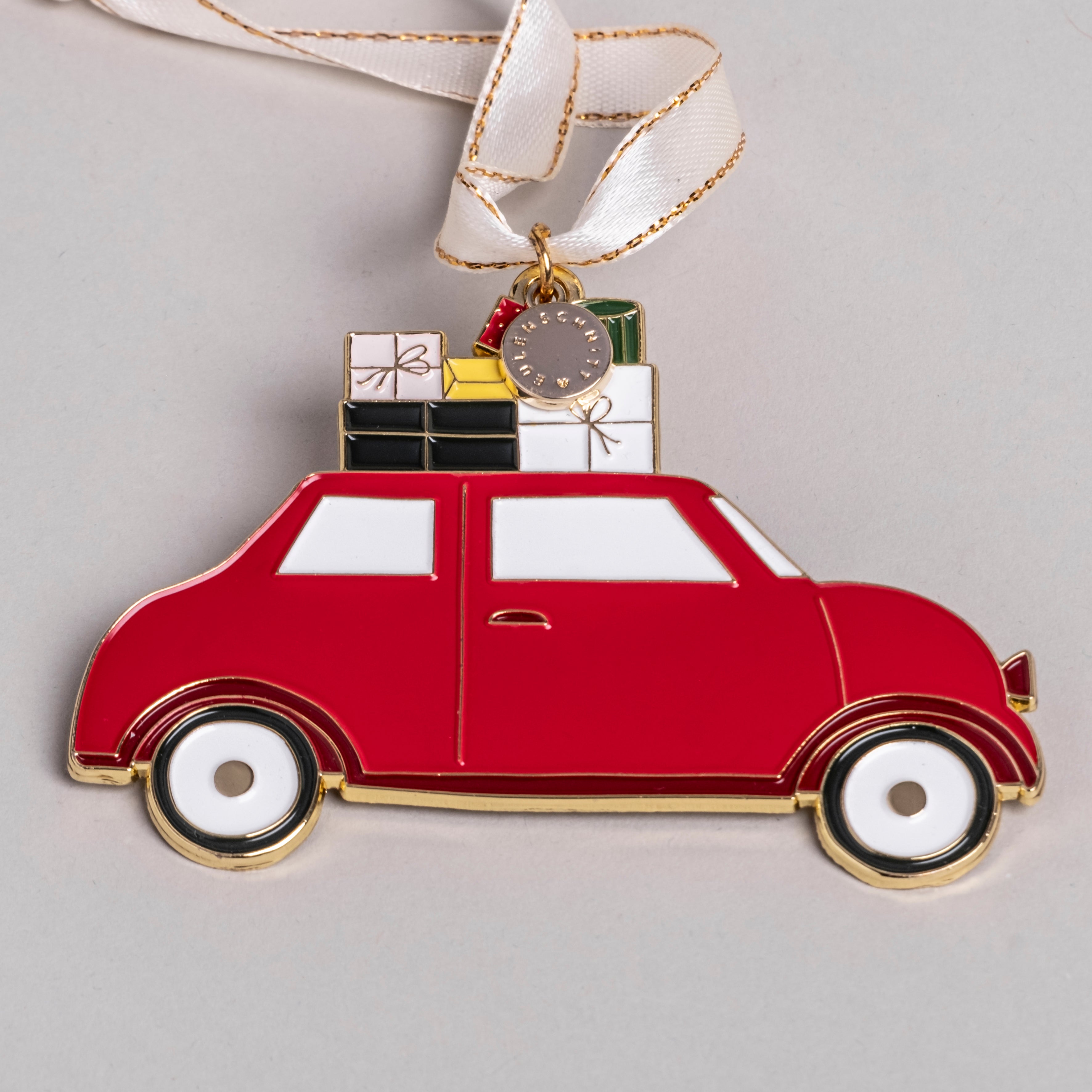 Baumschmuck Weihnachtsauto - Eulenschnitt