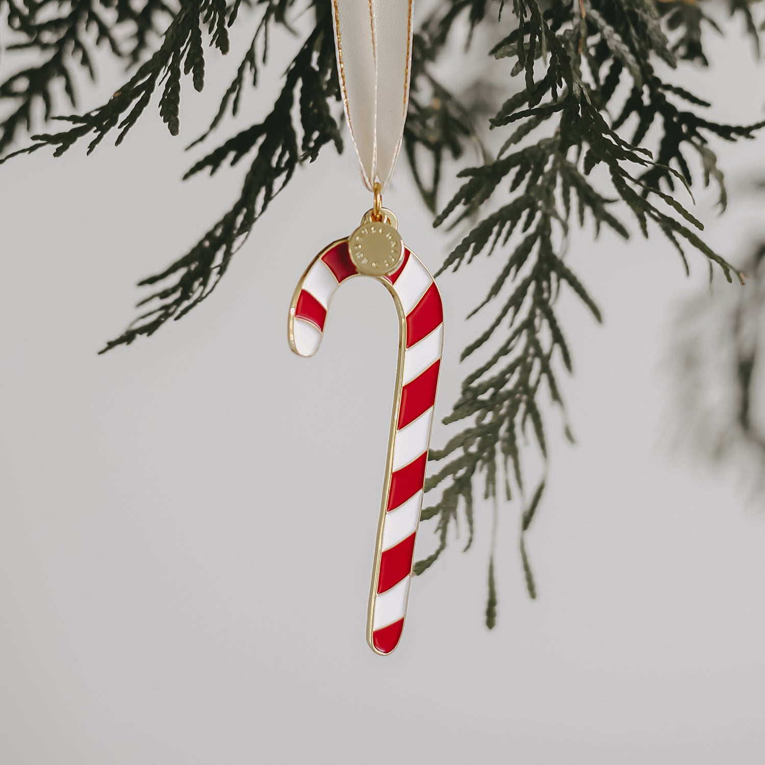 Baumschmuck Zuckerstange - Eulenschnitt