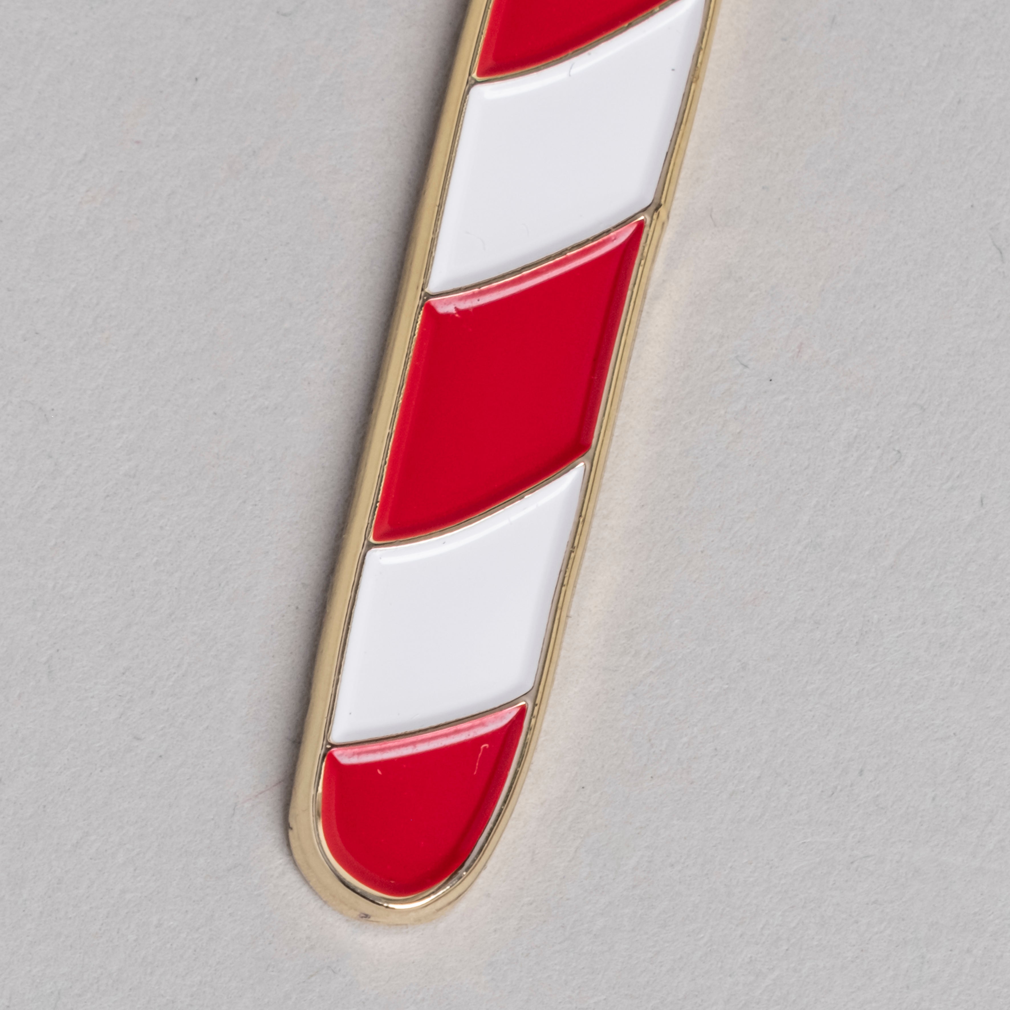Baumschmuck Zuckerstange - Eulenschnitt