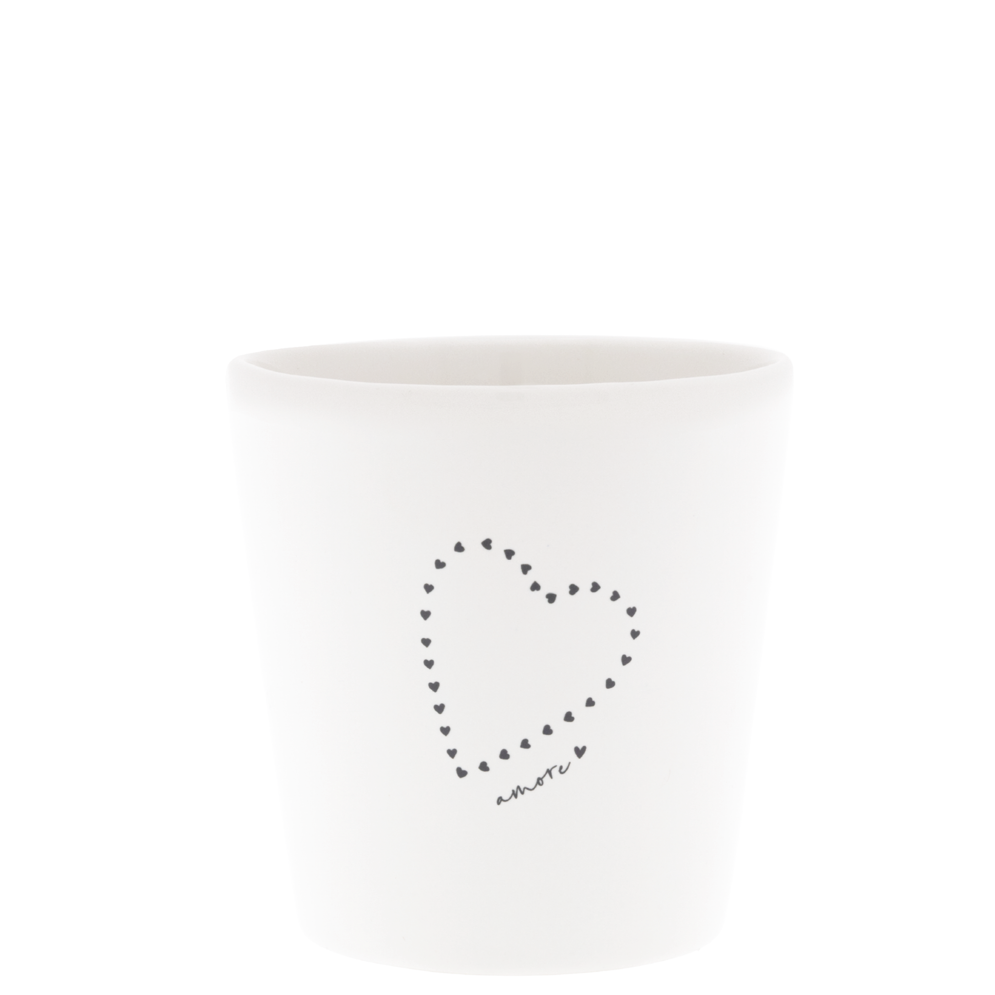 Becher "amore" schwarz - Bastion Collections