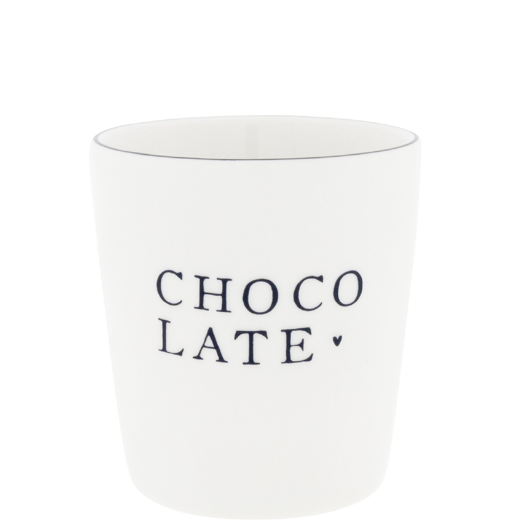 Becher "chocolate" gross schwarz - Bastion Collections