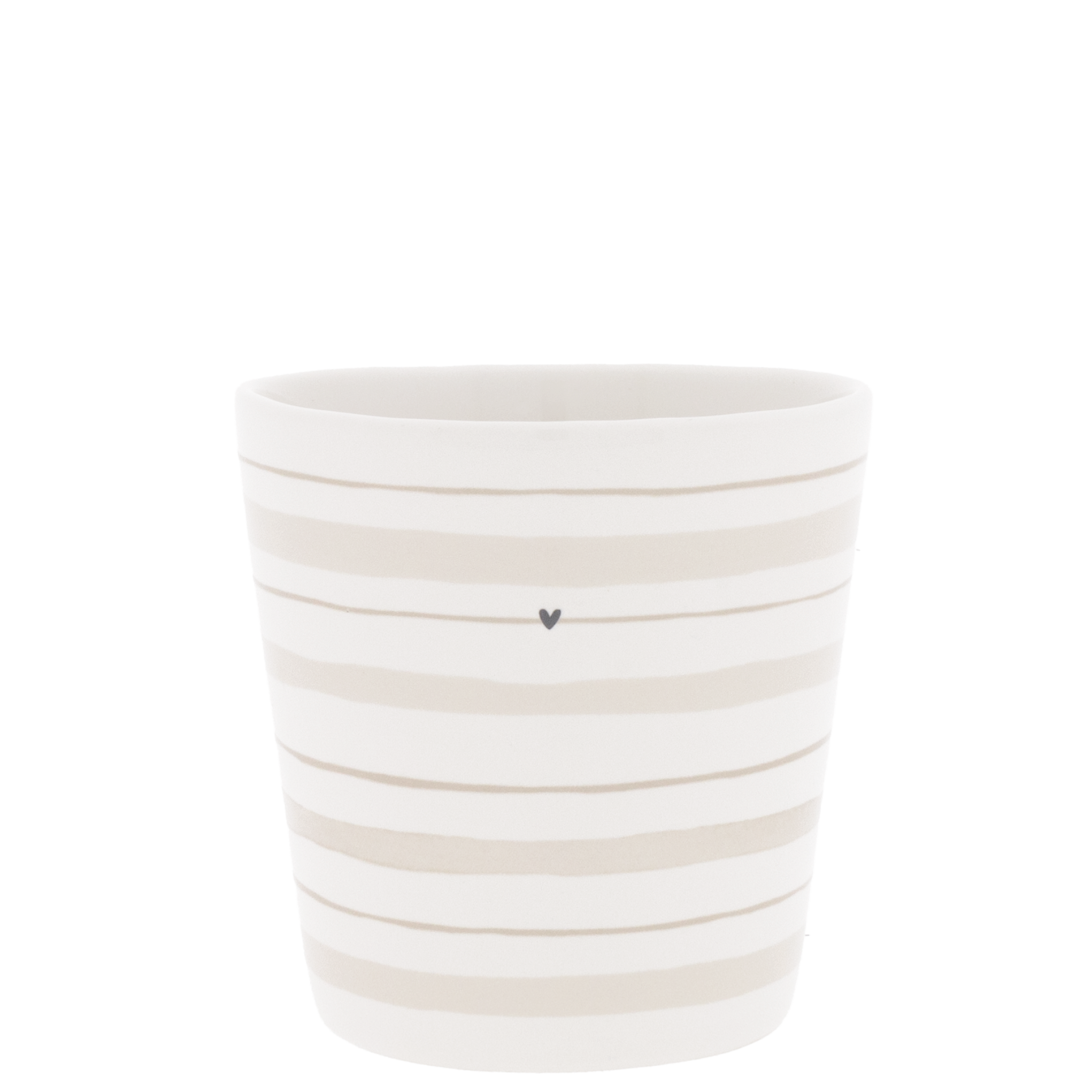 Becher "stripes" natural - Bastion Collections