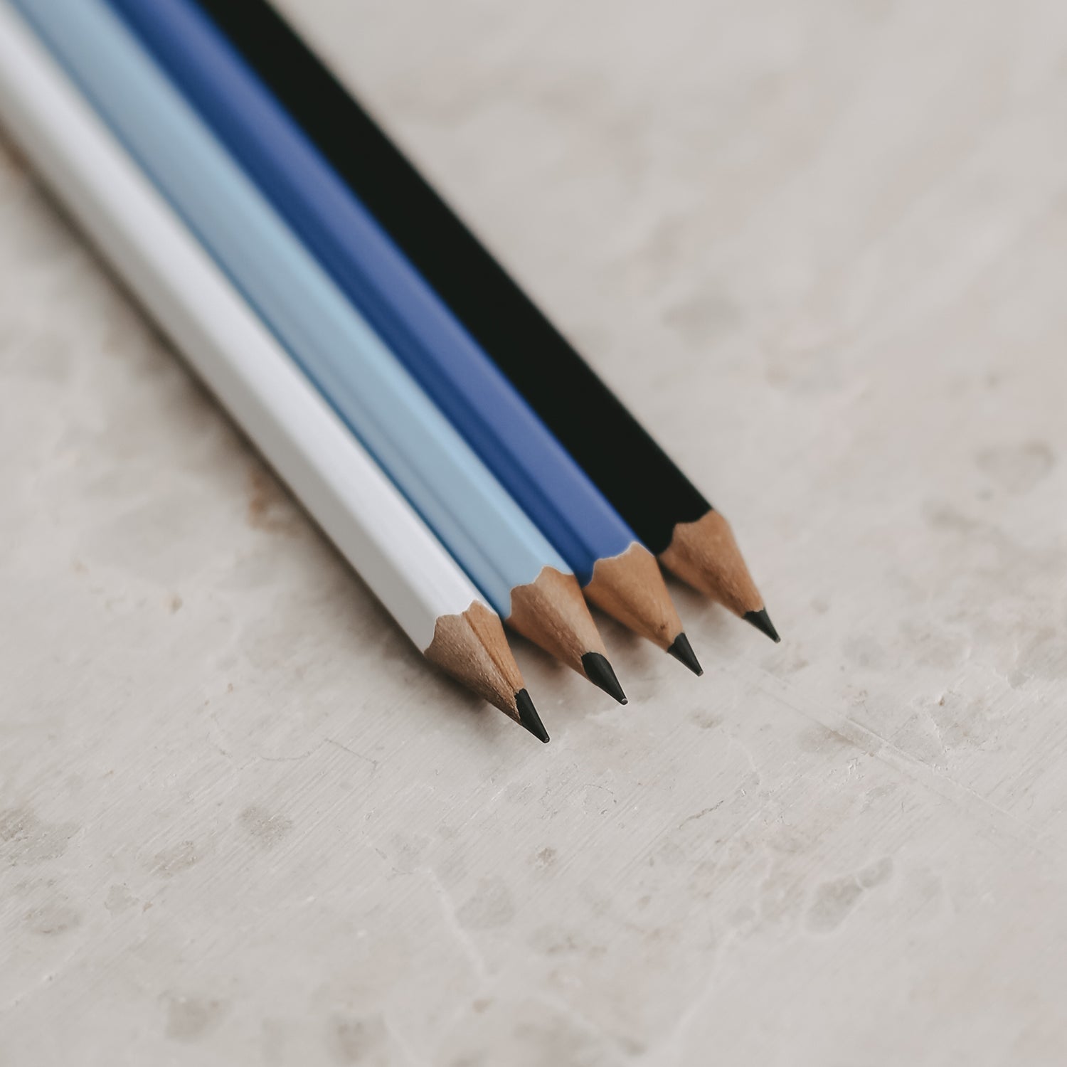 Crayon bleu set de 4 - Eulenschnitt