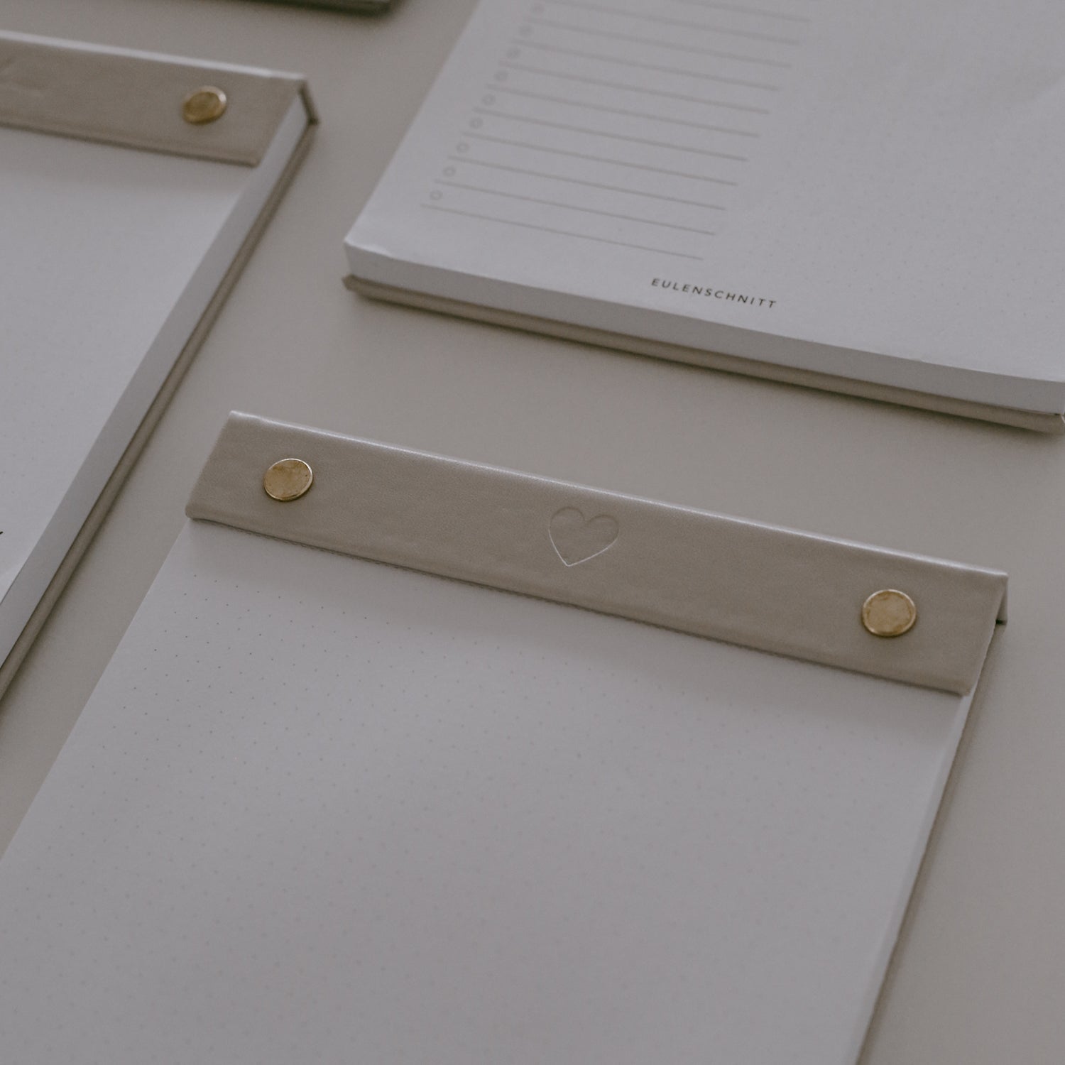 Notepad heart refillable - Eulenschnitt