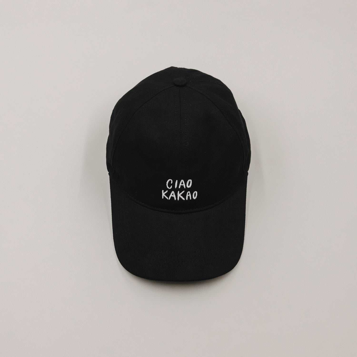 Cap "Ciao kakao" schwarz - Eulenschnitt
