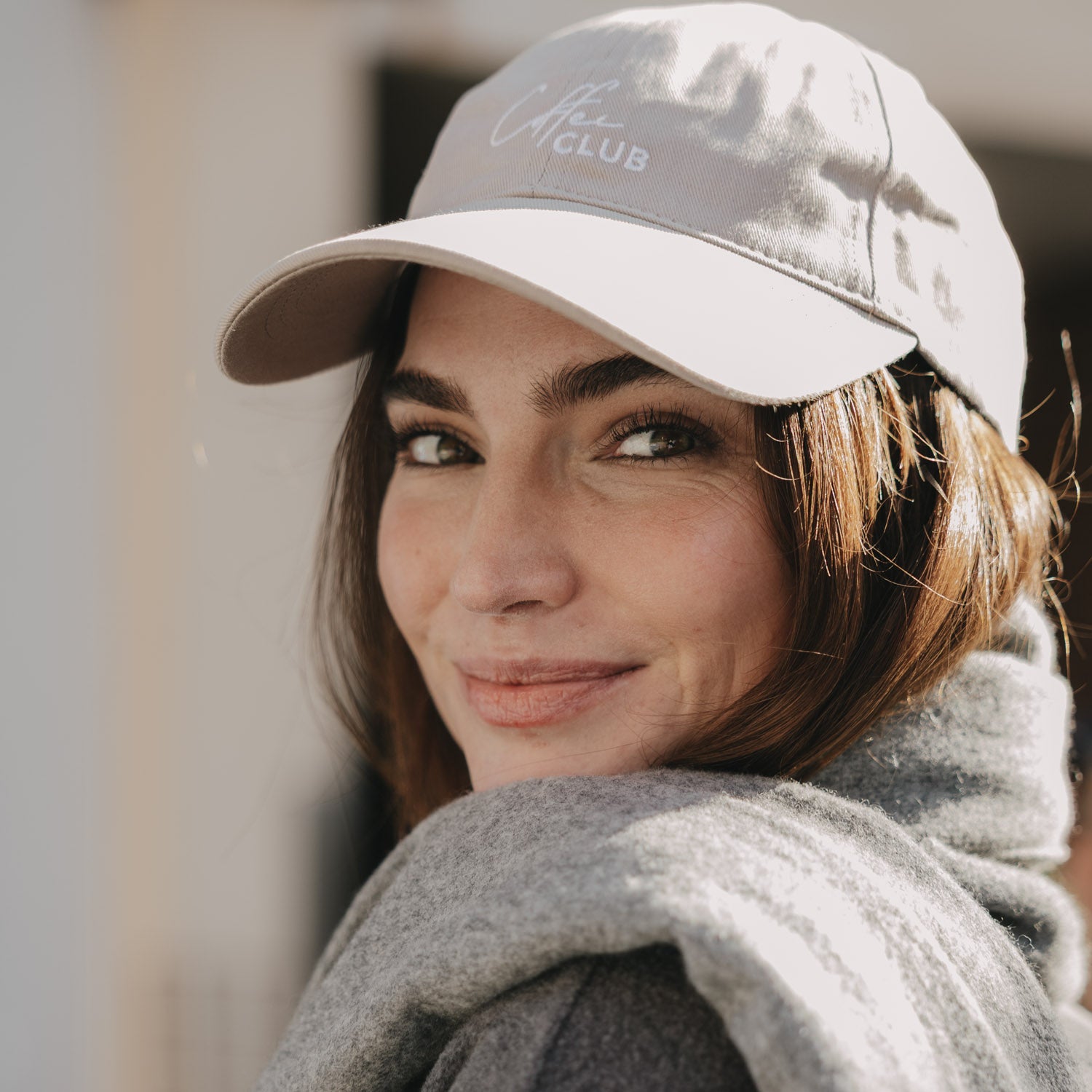Casquette "Coffee club" taupe - Eulenschnitt