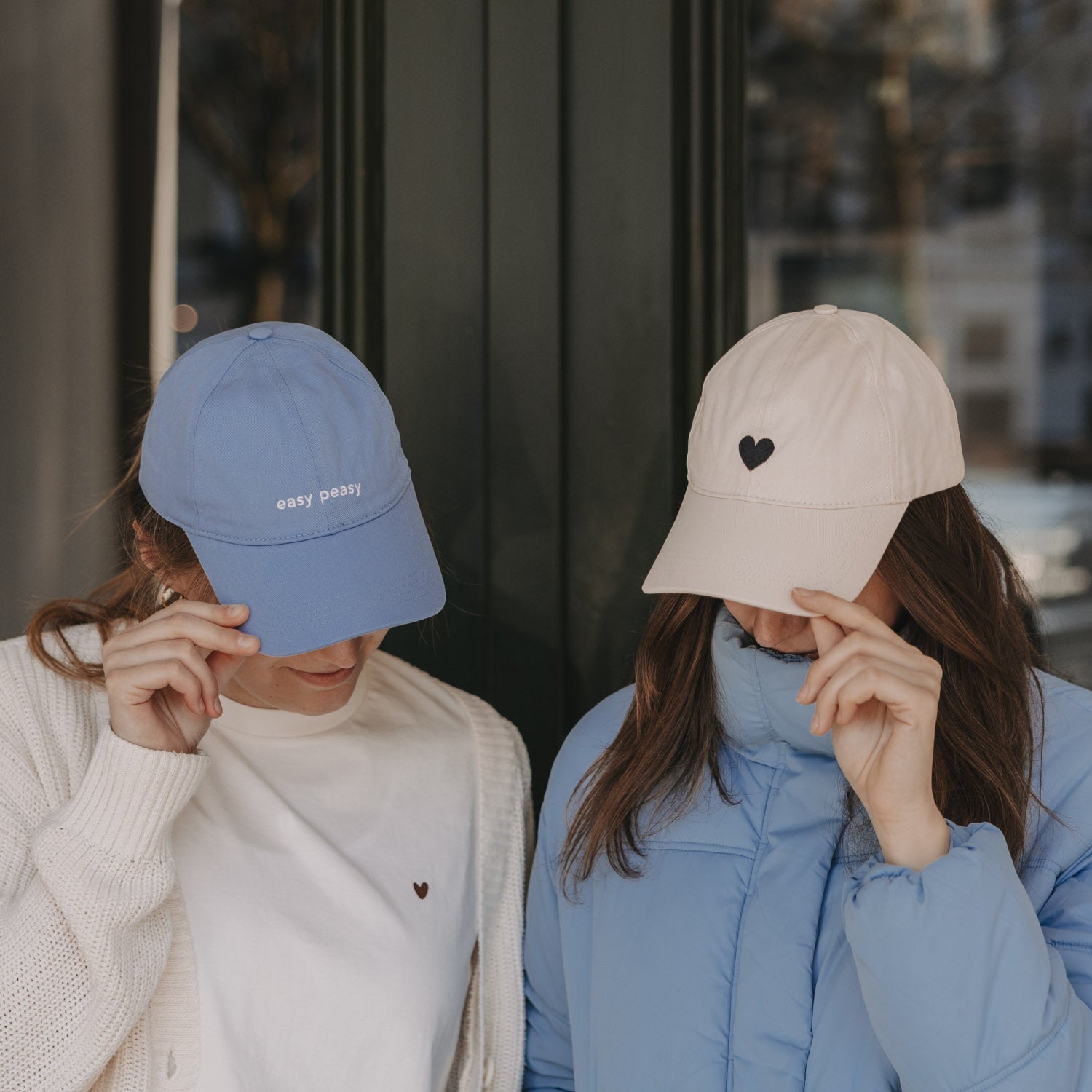 Casquette cœur beige - Eulenschnitt