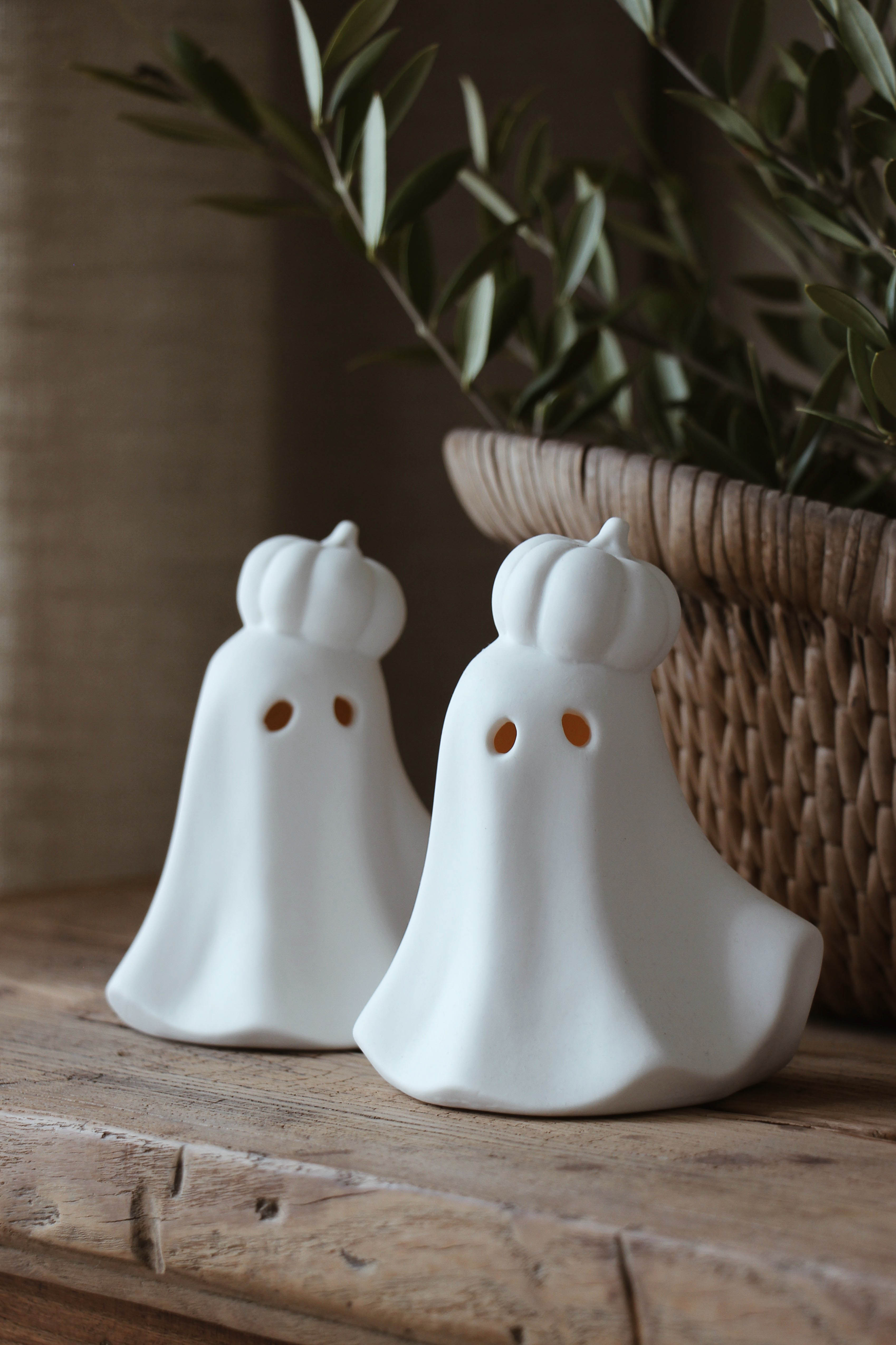 Deko Geist mit Kürbis - Majas Cottage