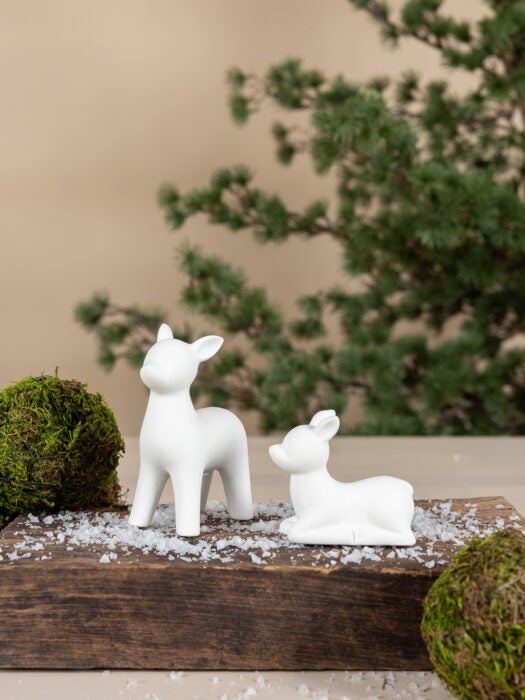 Cerf décoratif "Bea" couché blanc - Storefactory (Image 3)