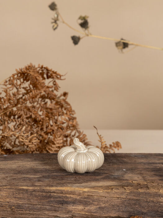 Citrouille décorative "Ekasen" beige - Storefactory