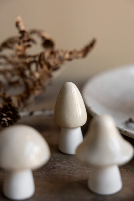 Deko Pilz "Bosten" beige - Storefactory