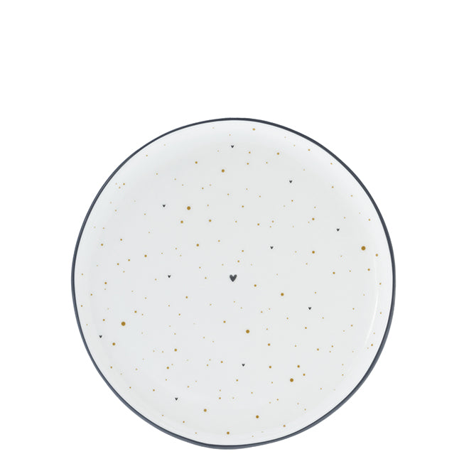 Dessertteller/Frühstücksteller "Little Dots" 19cm caramel - Bastion Collections