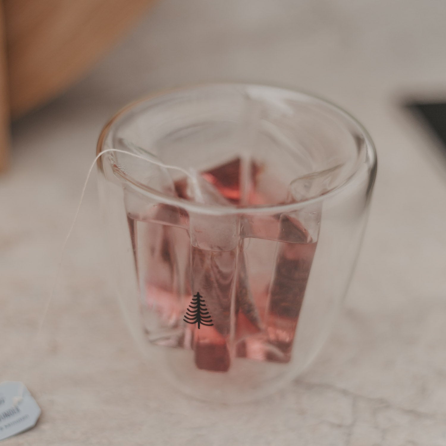 Verre à double paroi en sapin 200ml noir - Eulenschnitt