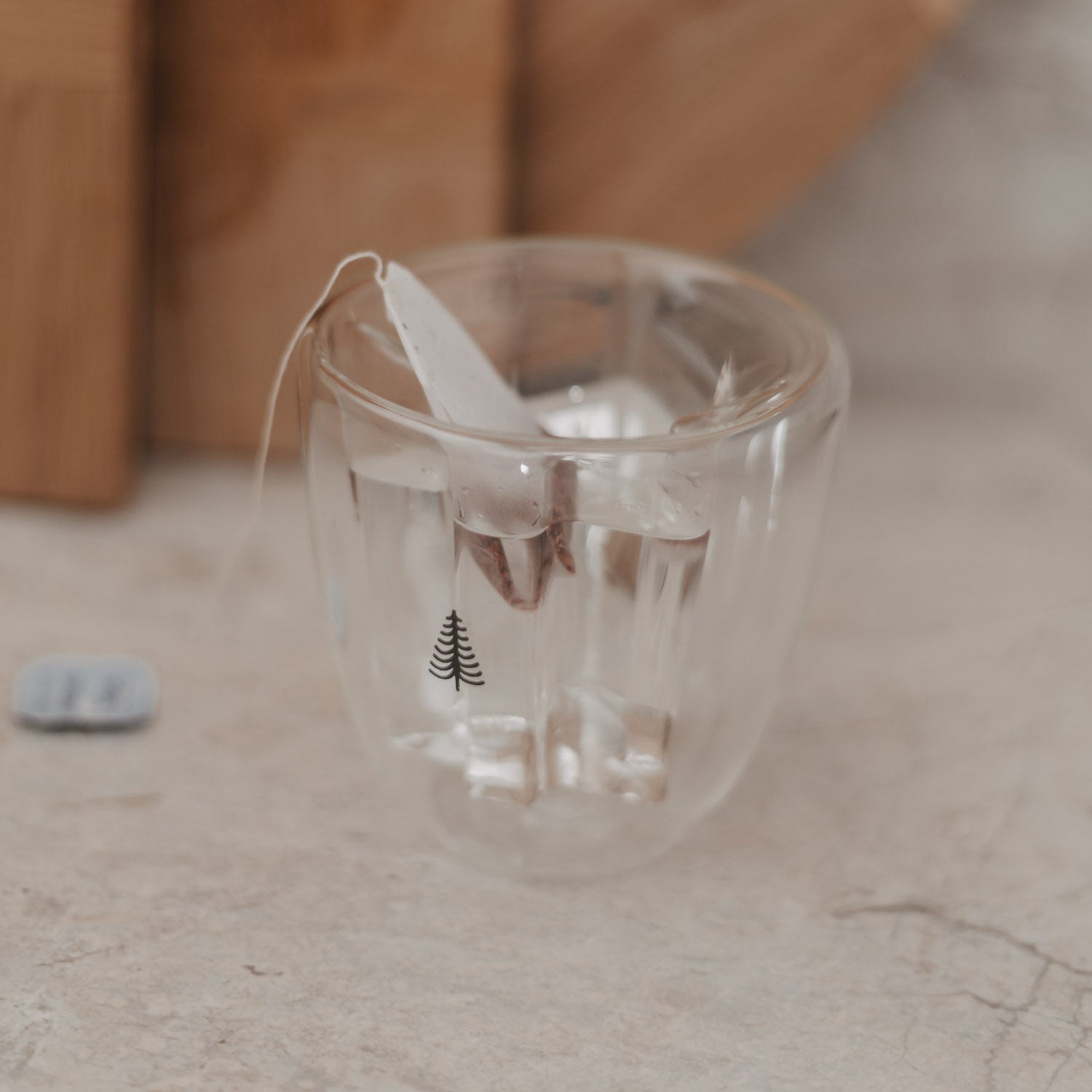 Verre à double paroi en sapin 200ml noir - Eulenschnitt