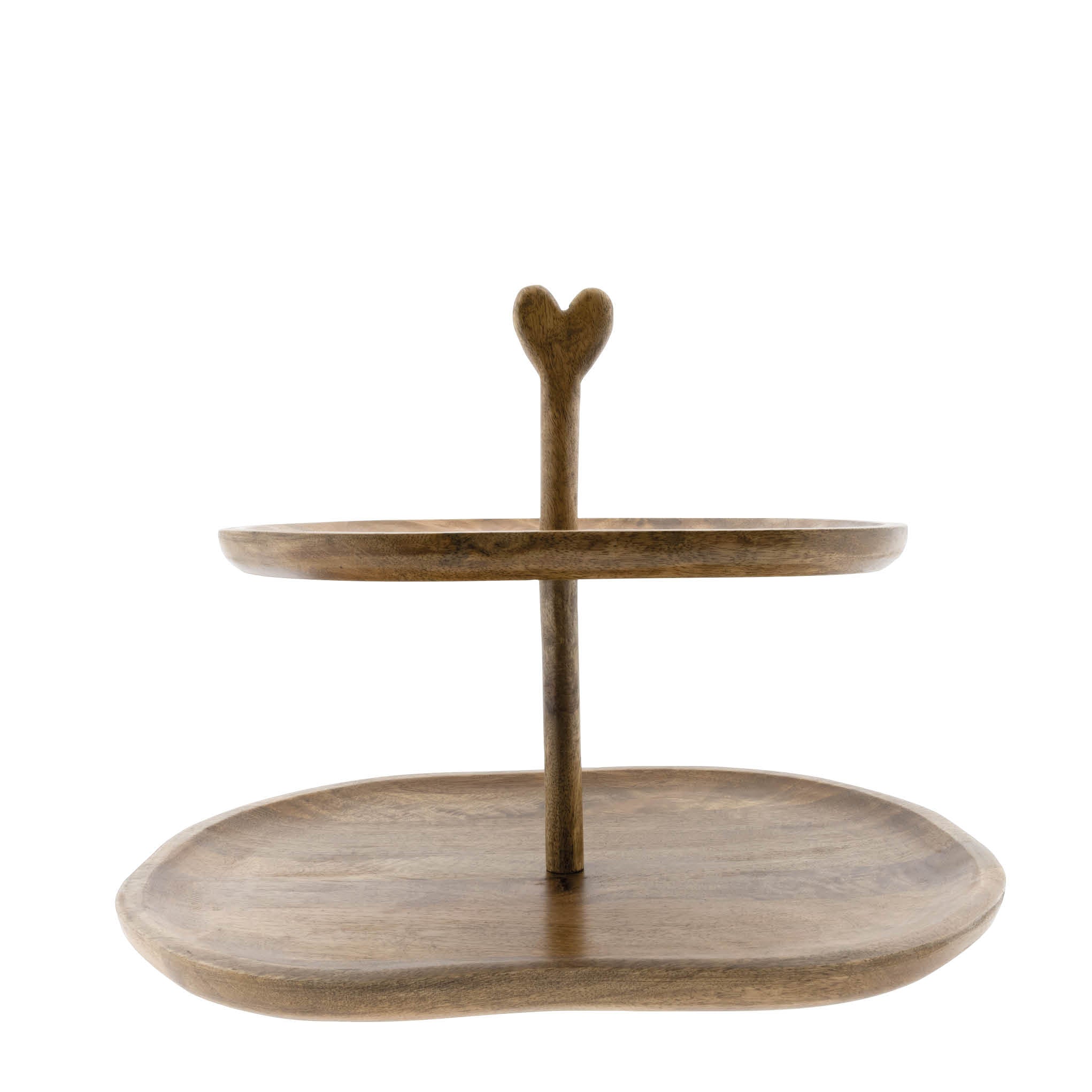 Etagere "heart" Holz natur - Bastion Collections