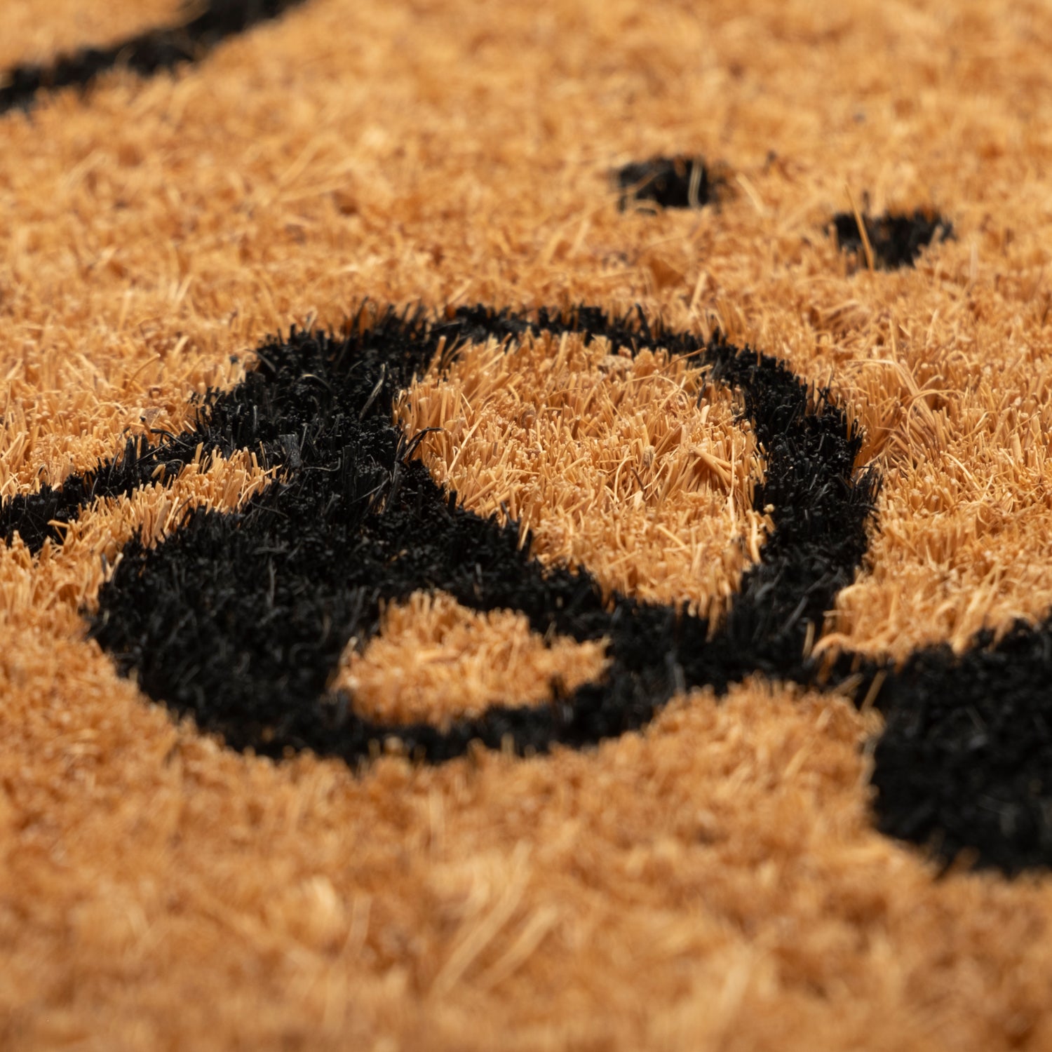 Doormat with text "Wie schön, dass du da bist" 75x45cm – coconut - Eulenschnitt