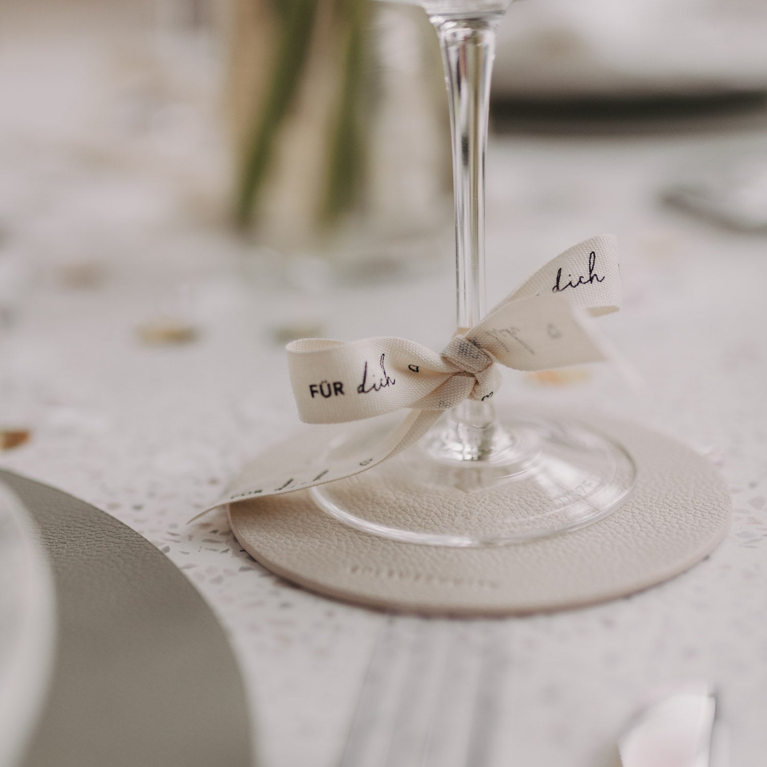 Gift ribbon "Für Dich" 5m - Eulenschnitt