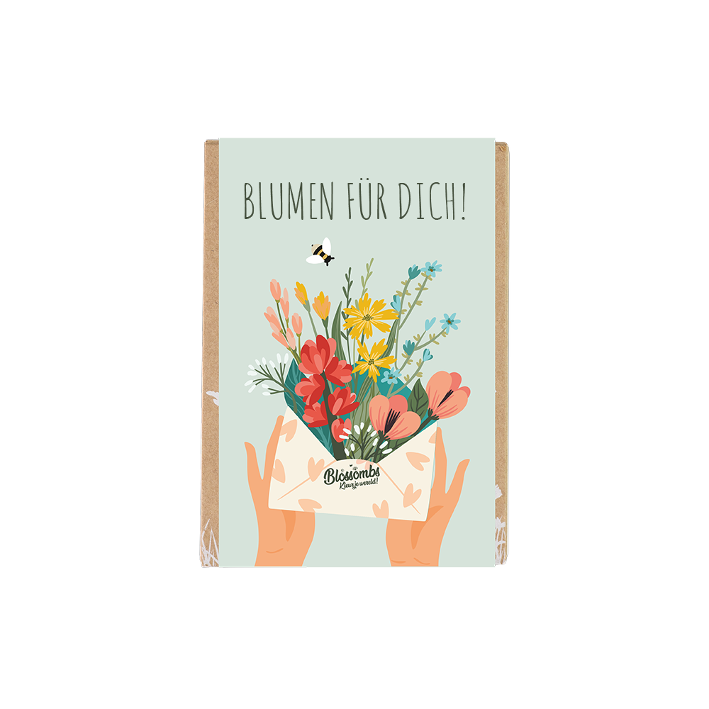 Geschenkbox Mini "Blumen für dich" - Blossombs