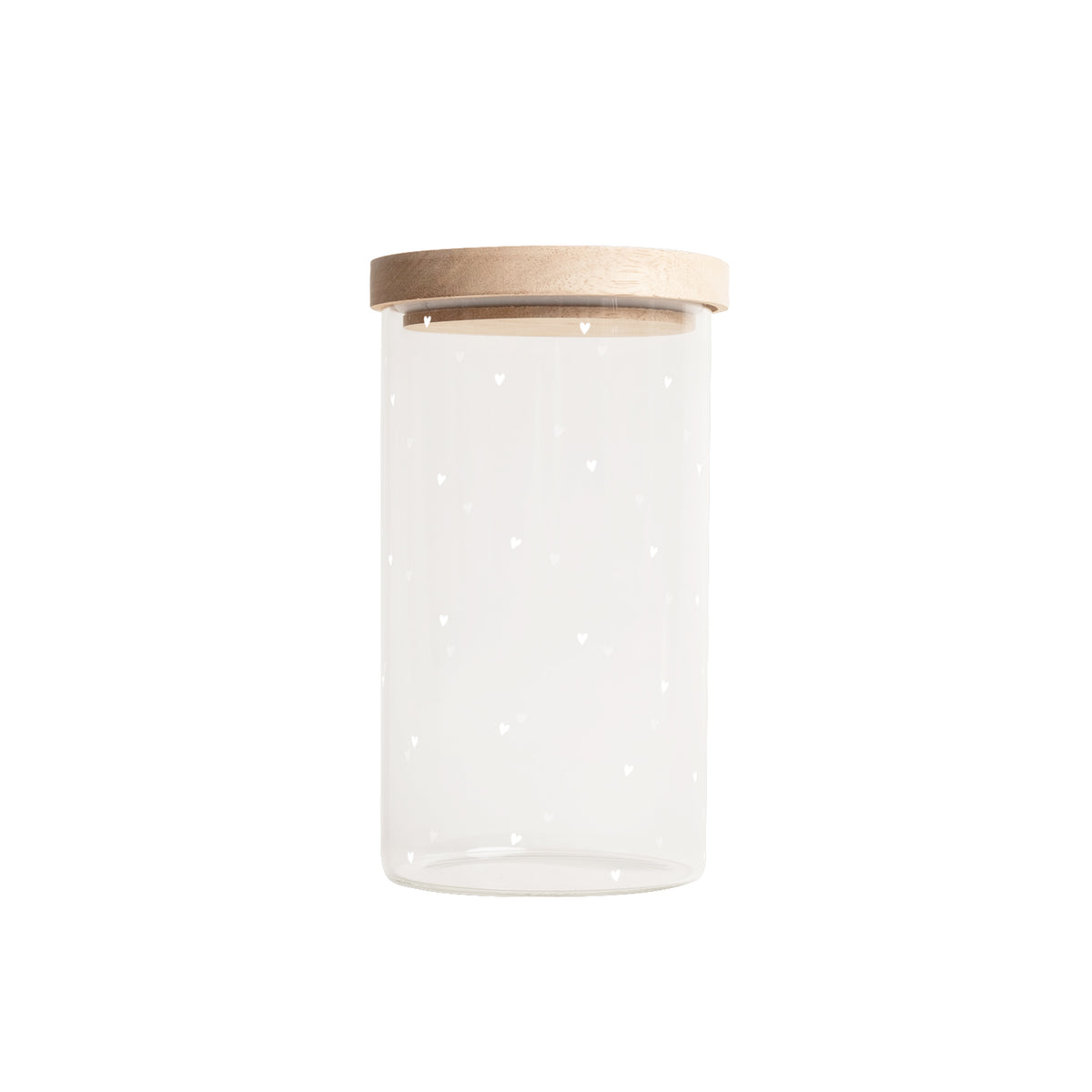 Storage jar hearts white 19cm - Eulenschnitt (Image 2)