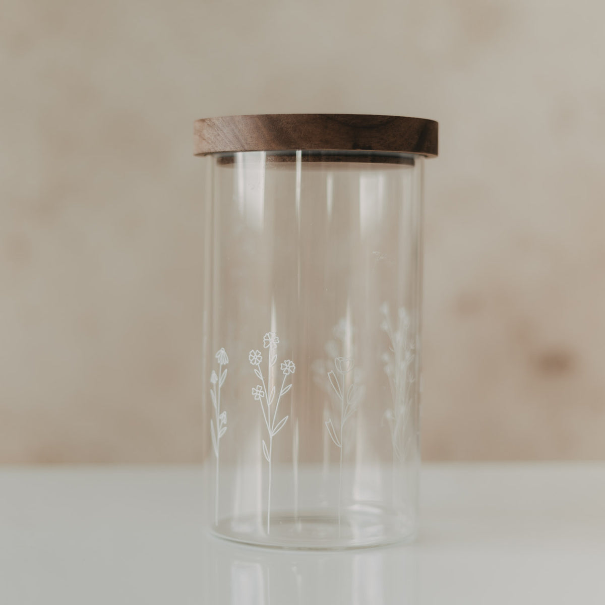 Vorratsglas Blumenwiese 19cm - Eulenschnitt (Bild 9)
