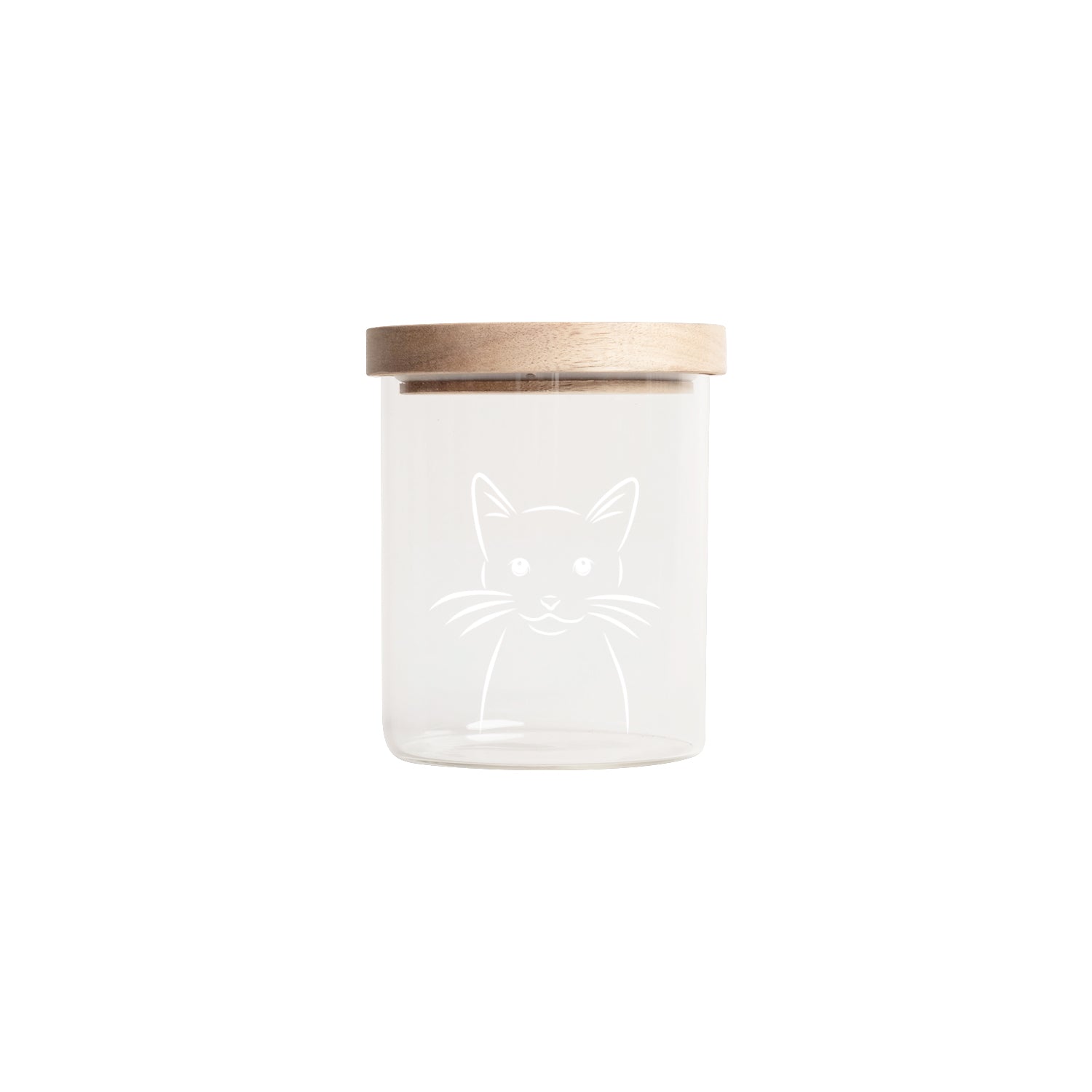 Vorratsglas Katze 13cm - Eulenschnitt (Bild 2)