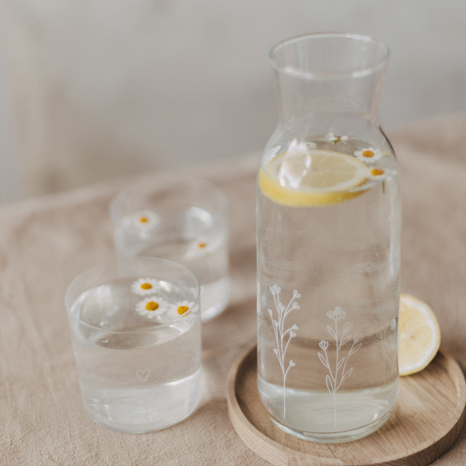 Carafe flower meadow white - Eulenschnitt (Image 4)