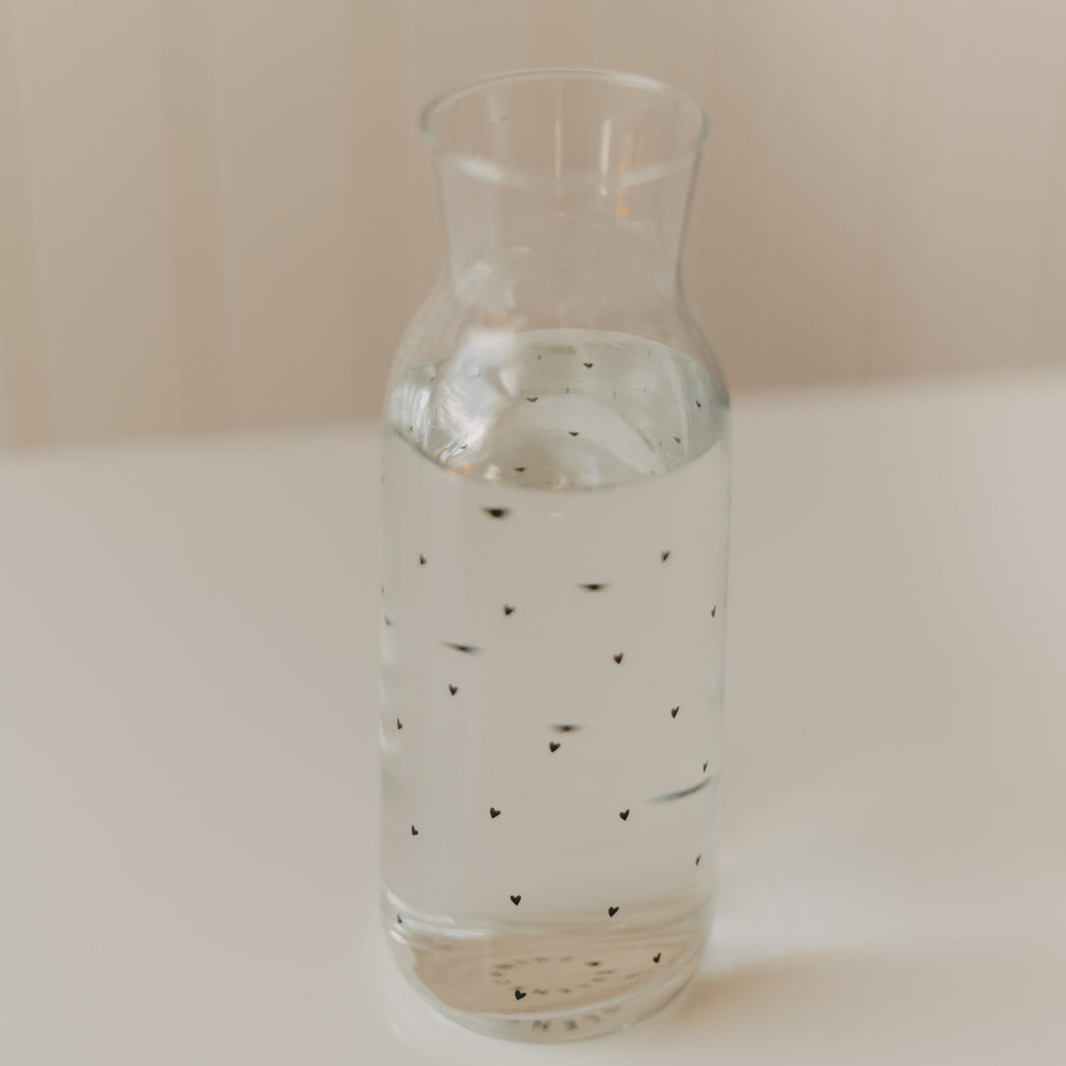 Carafe coeurs noirs - Eulenschnitt