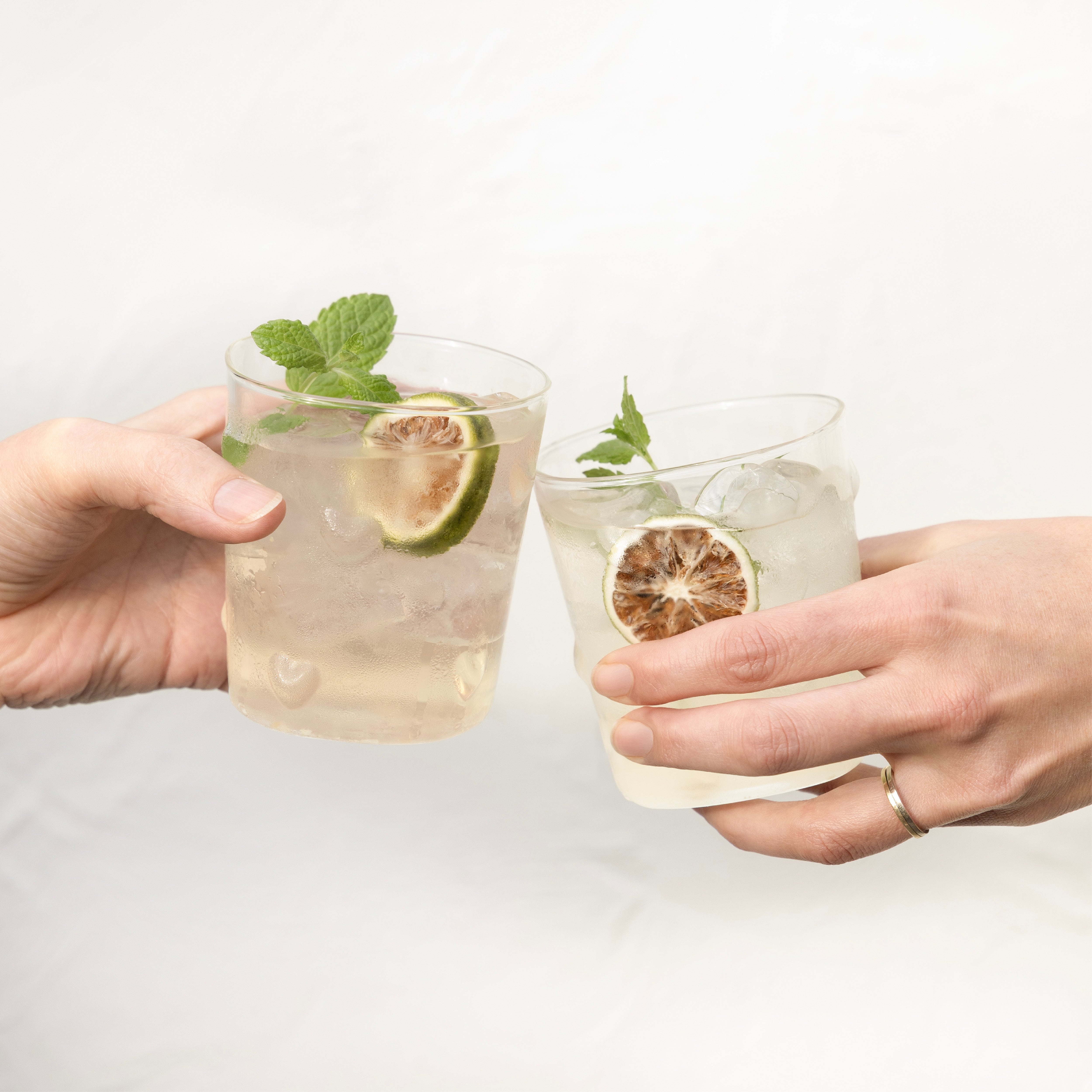 Glas "hearts" 300ml - Bastion Collections