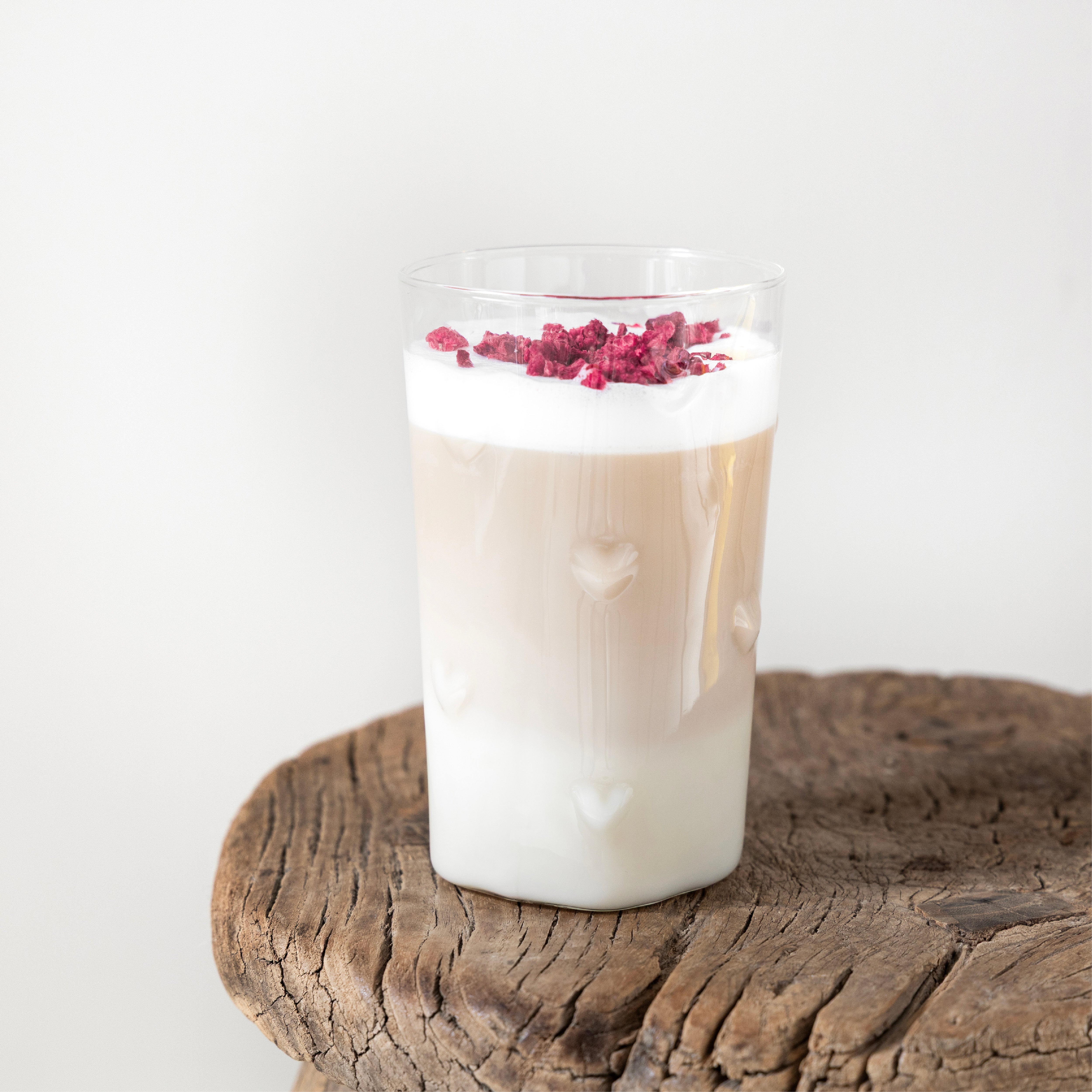 Glas "hearts" 450ml - Bastion Collections