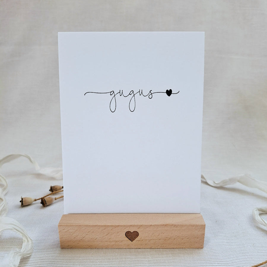 Postkarte "Gugus" – handgemacht