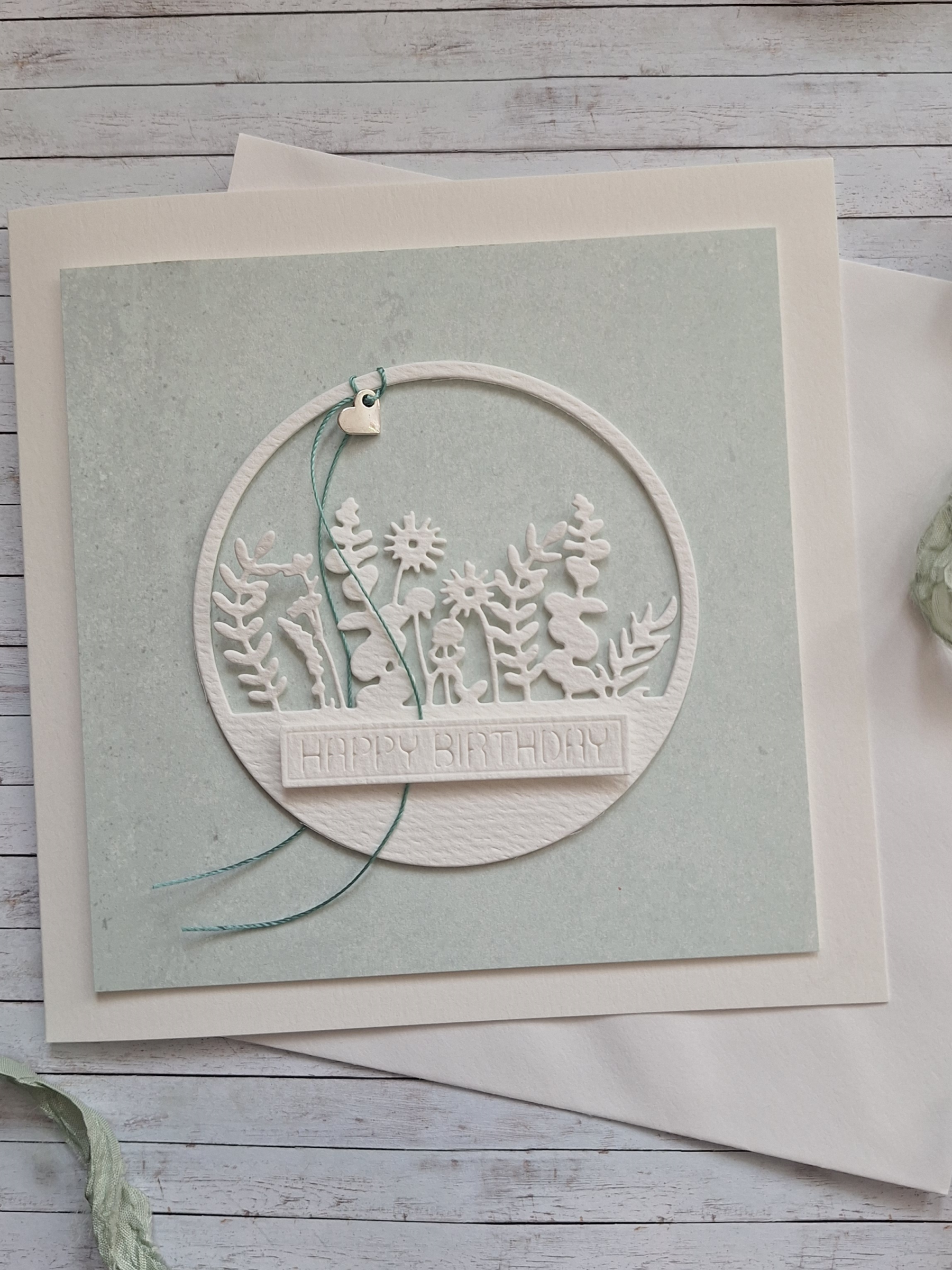 Grusskarte "Happy Birthday" – handgemacht