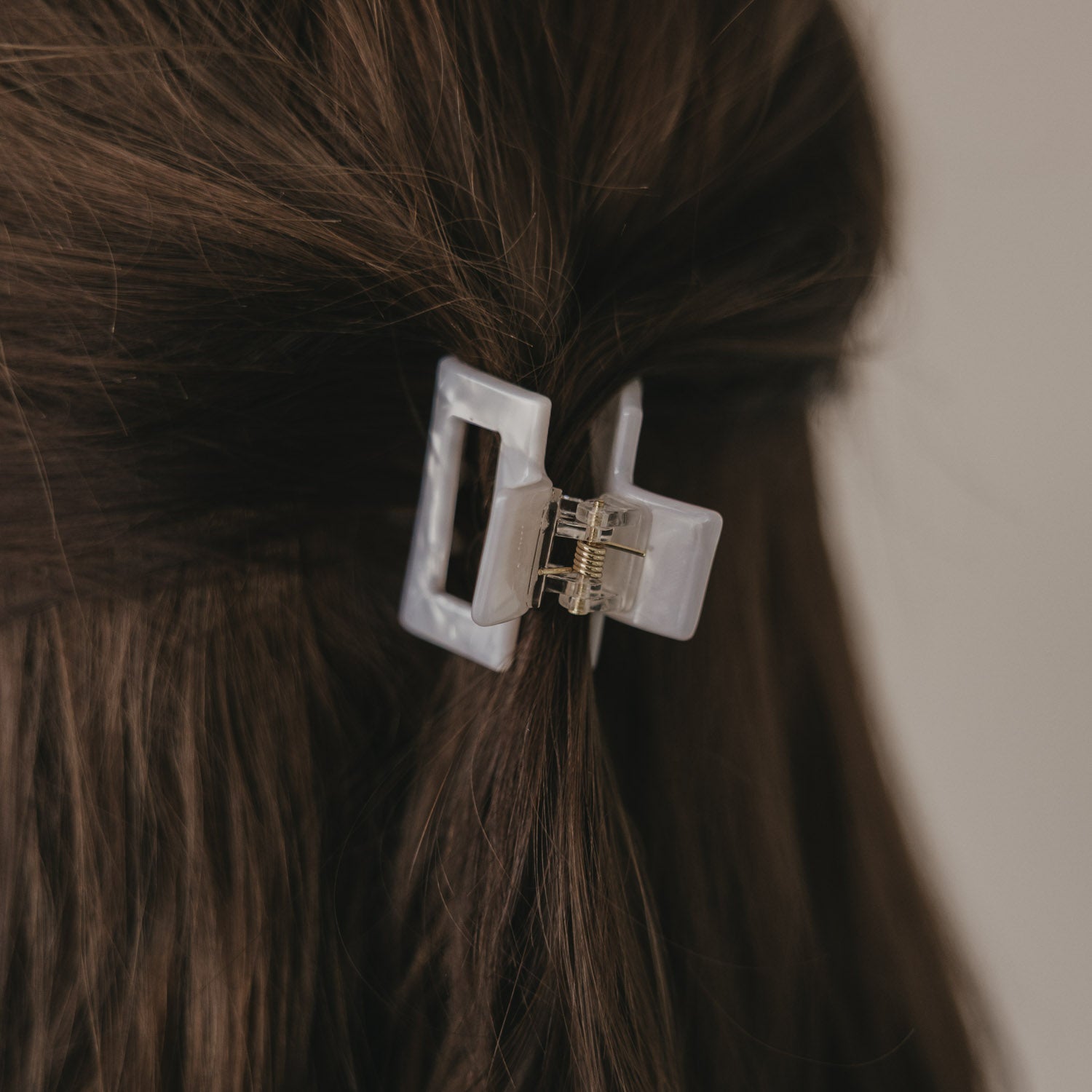 Barrette rectangulaire perle petite - Eulenschnitt