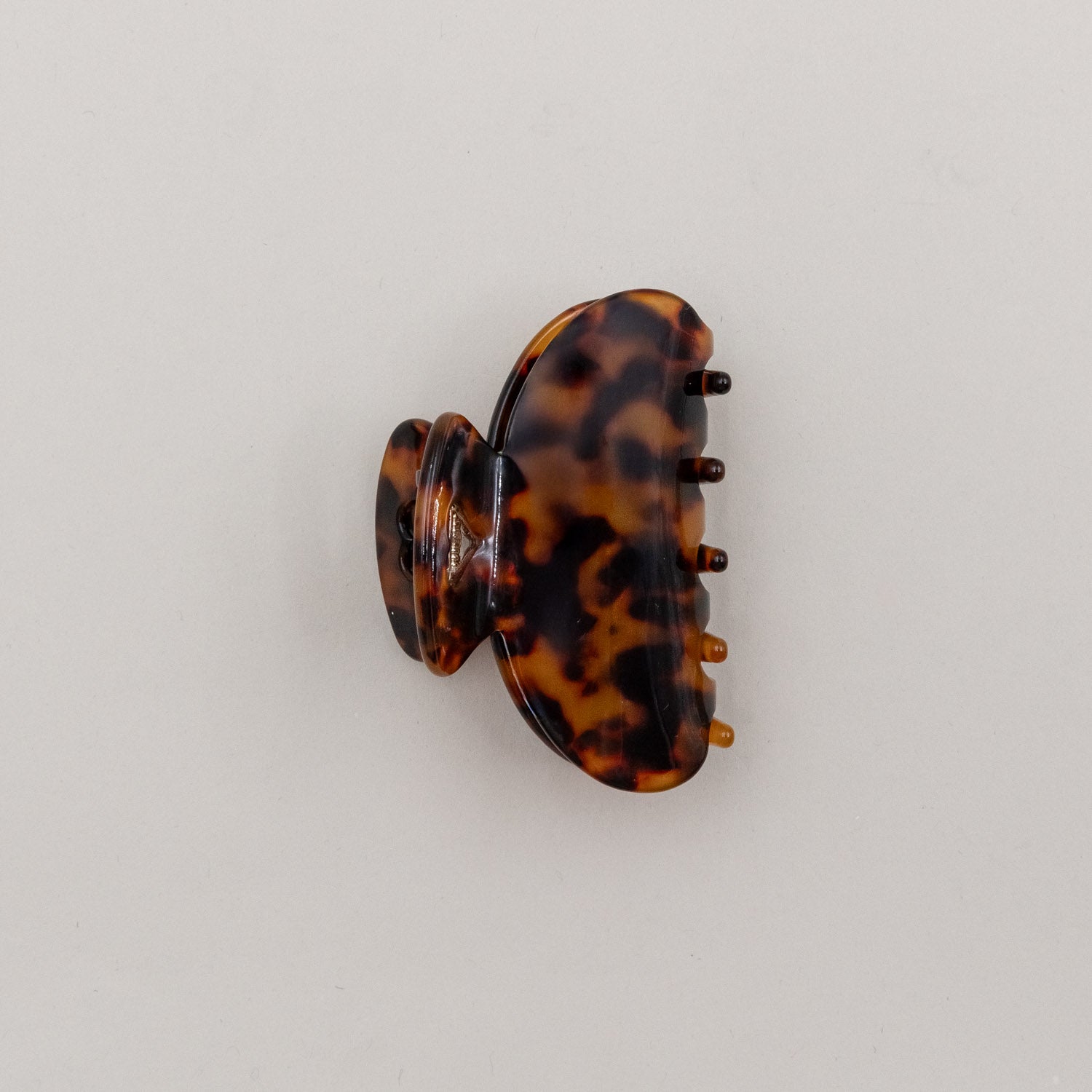 Hair clip heart amber large - Eulenschnitt