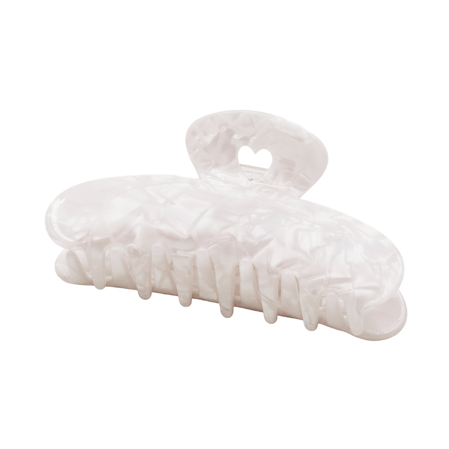 Haarspange Herz Pearl maxi - Eulenschnitt