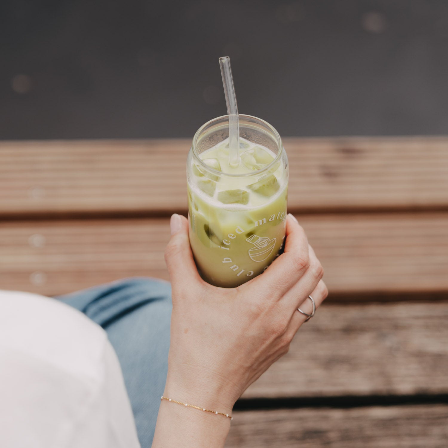 Verre haut "Iced Matcha Latte Club" - Eulenschnitt (Image 7)