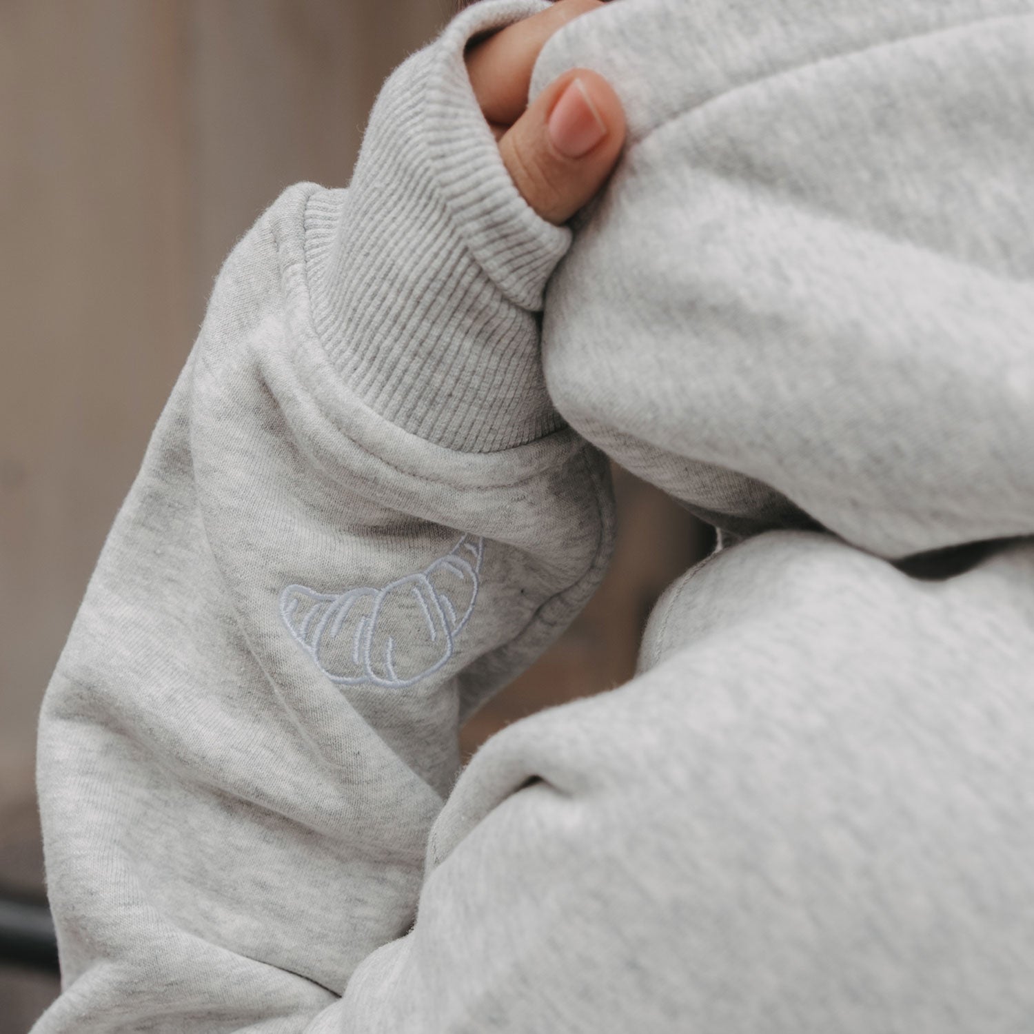 Hoodie "Croissant & Coffee Club" M – Limited Edition - Eulenschnitt