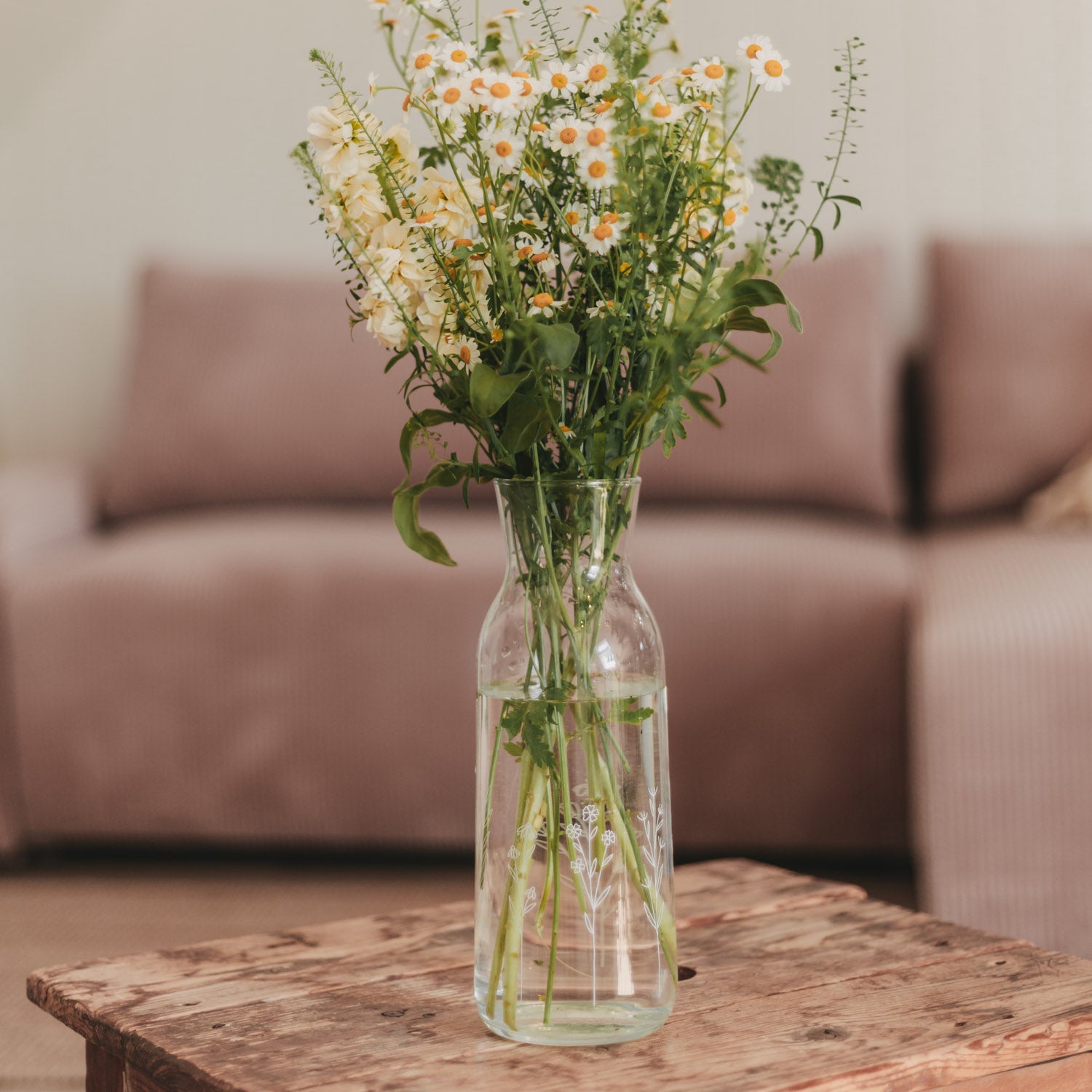Carafe flower meadow white - Eulenschnitt (Image 9)